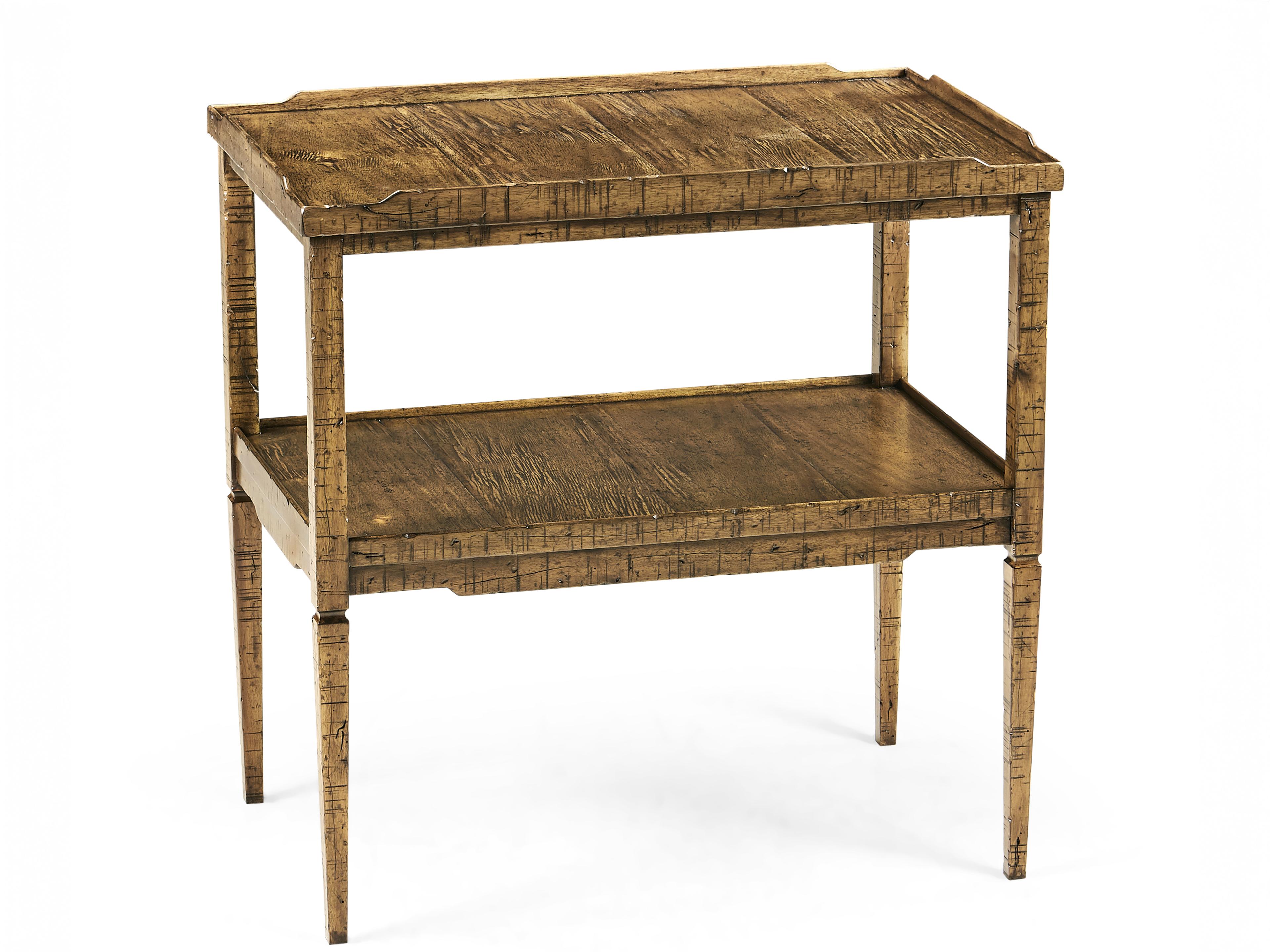 Jonathan Charles Jc Casual Square Driftwood End Table