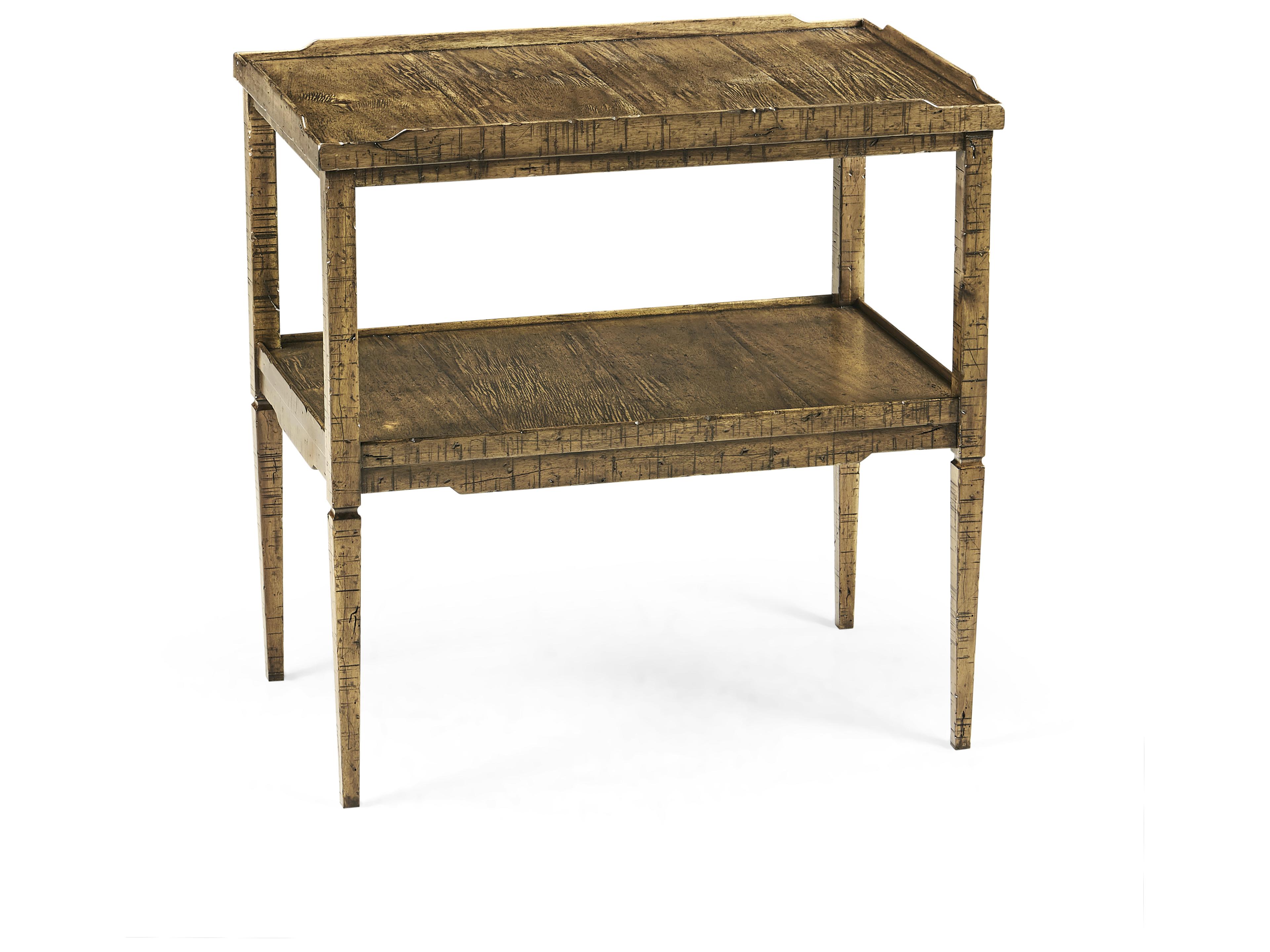 Jonathan Charles Jc Casual Square Driftwood End Table