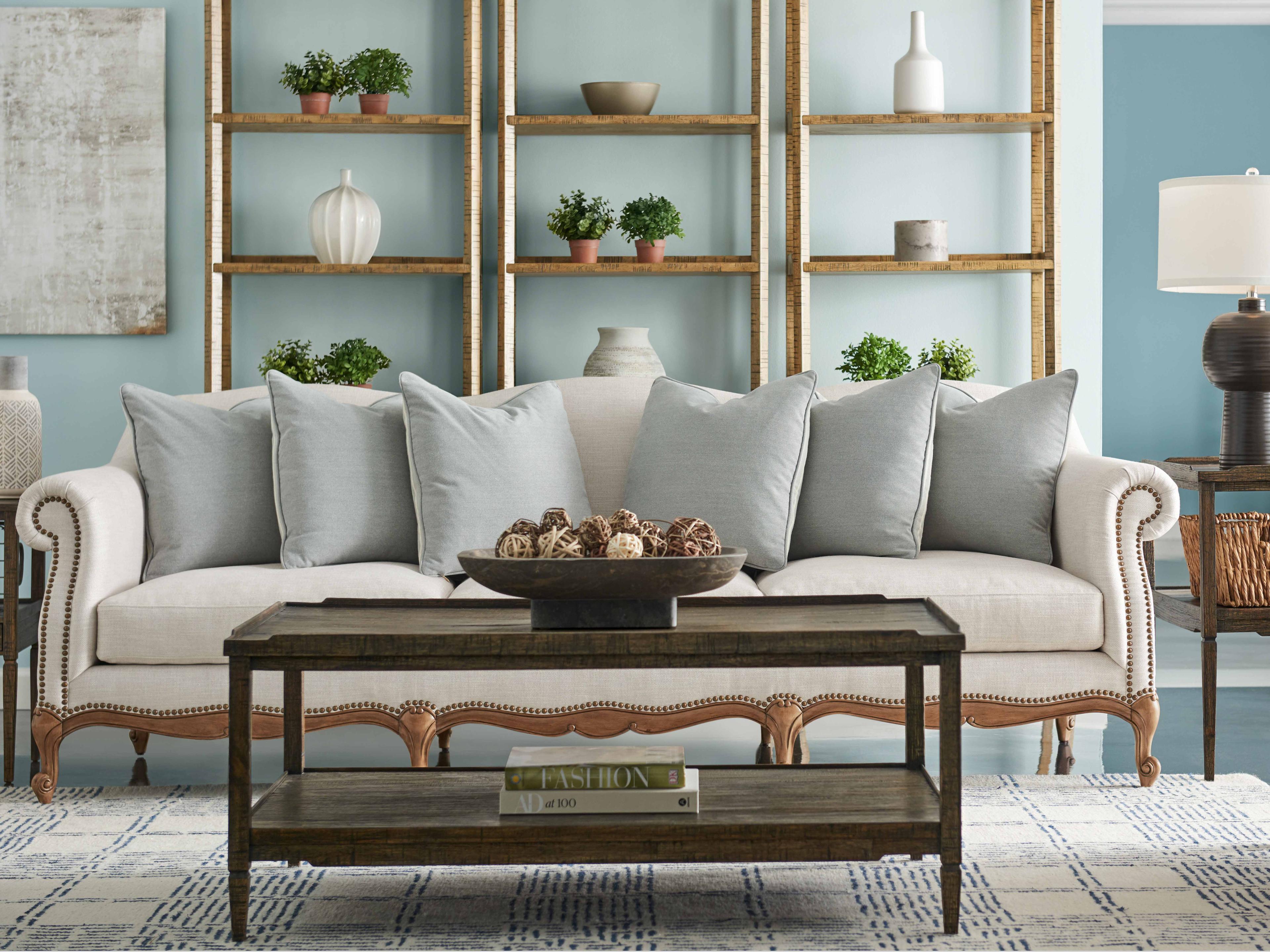 Jonathan Charles Jc Casual Rectangular Driftwood Coffee Table