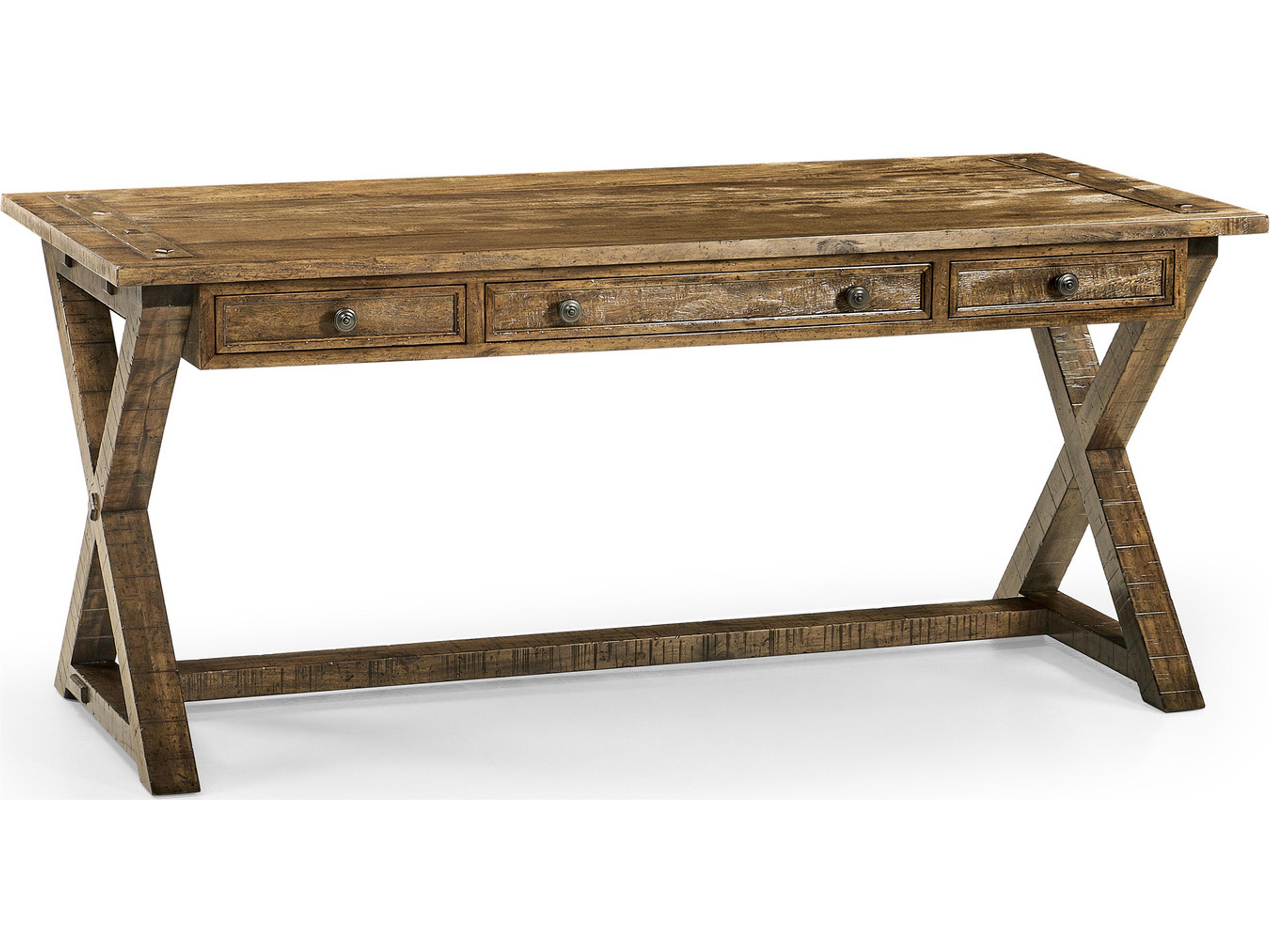 Jc Casual Driftwood Brown Acacia Wood Writing Desk