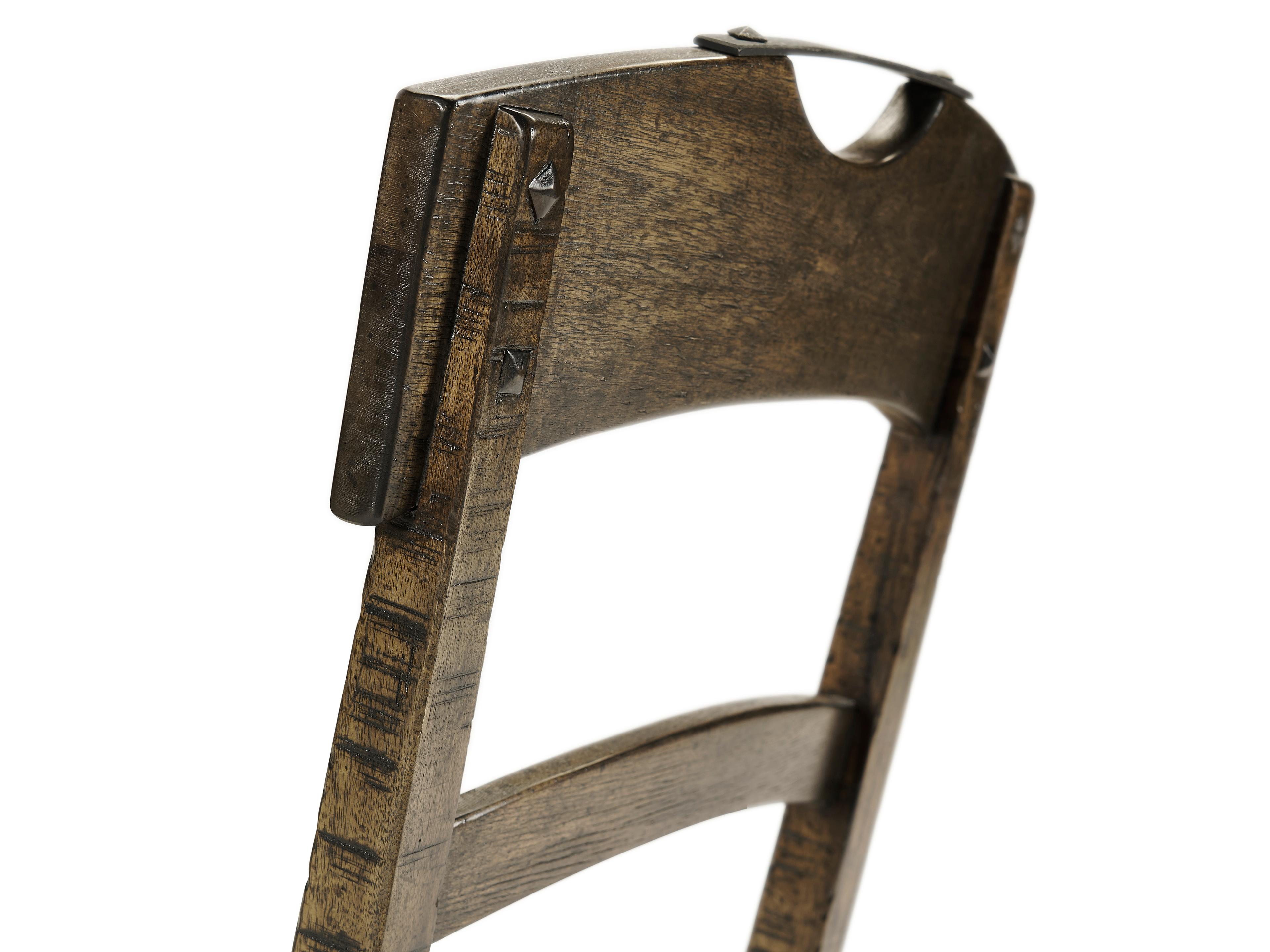 Jonathan Charles Jc Casual Acacia Wood Brown Upholstered Armless Dining Chair