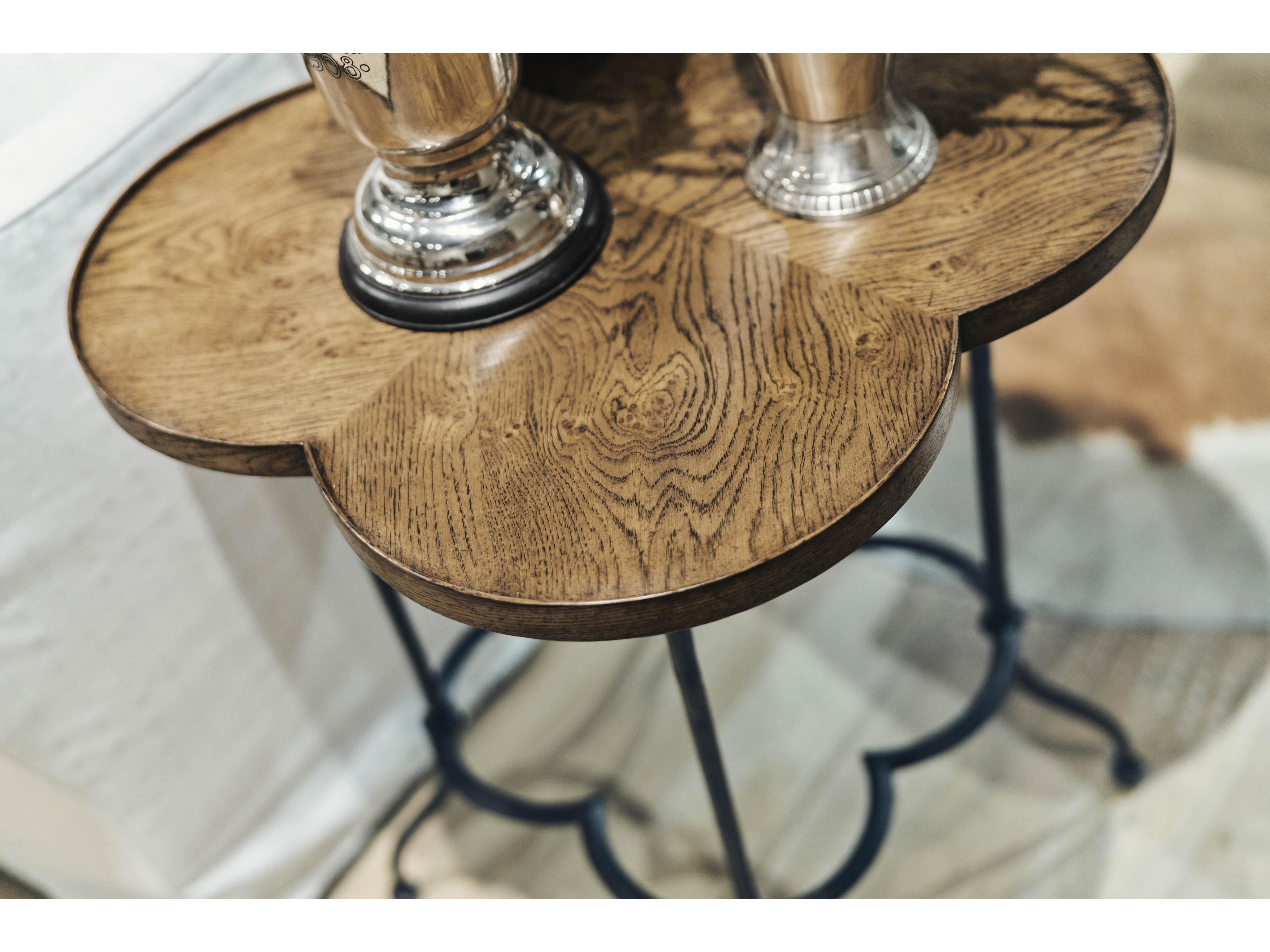 Jonathan Charles Sussex Wood Light Brown Chestnut End Table