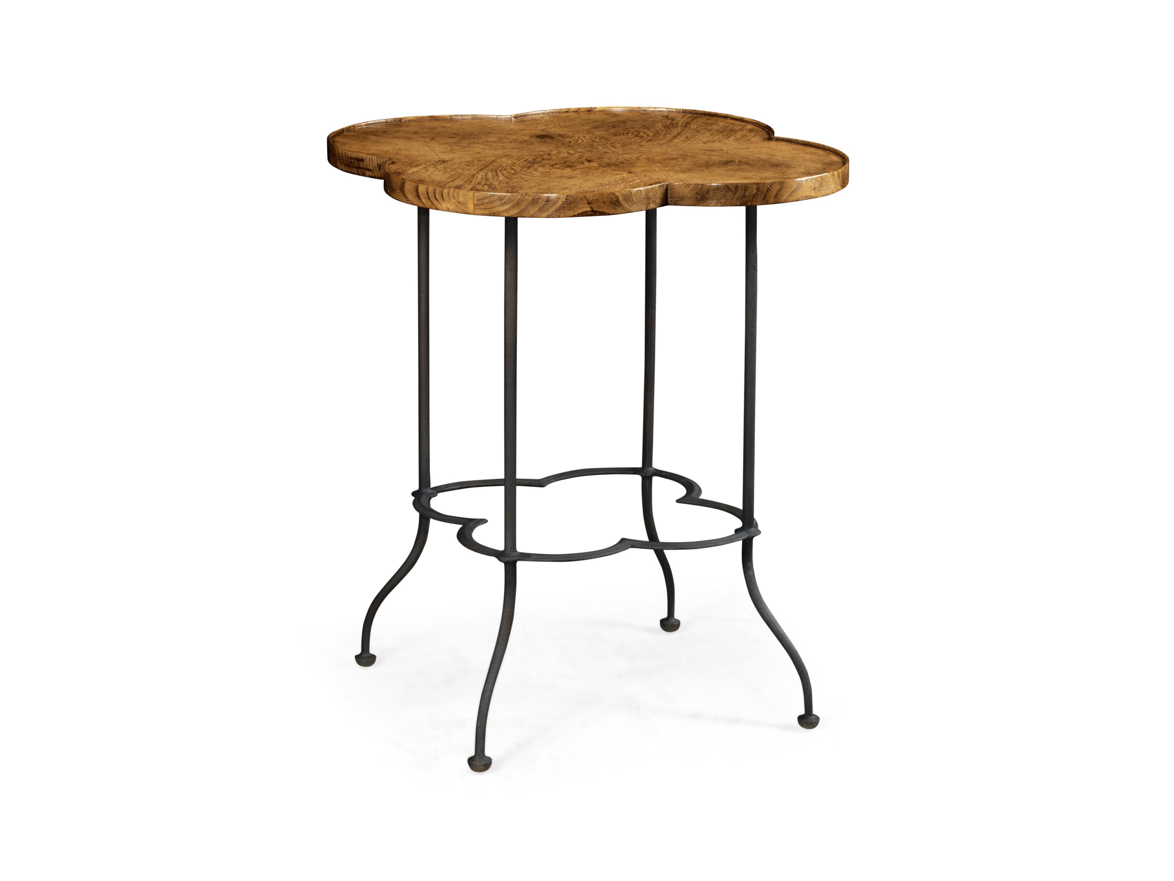 Jonathan Charles Sussex Wood Light Brown Chestnut End Table
