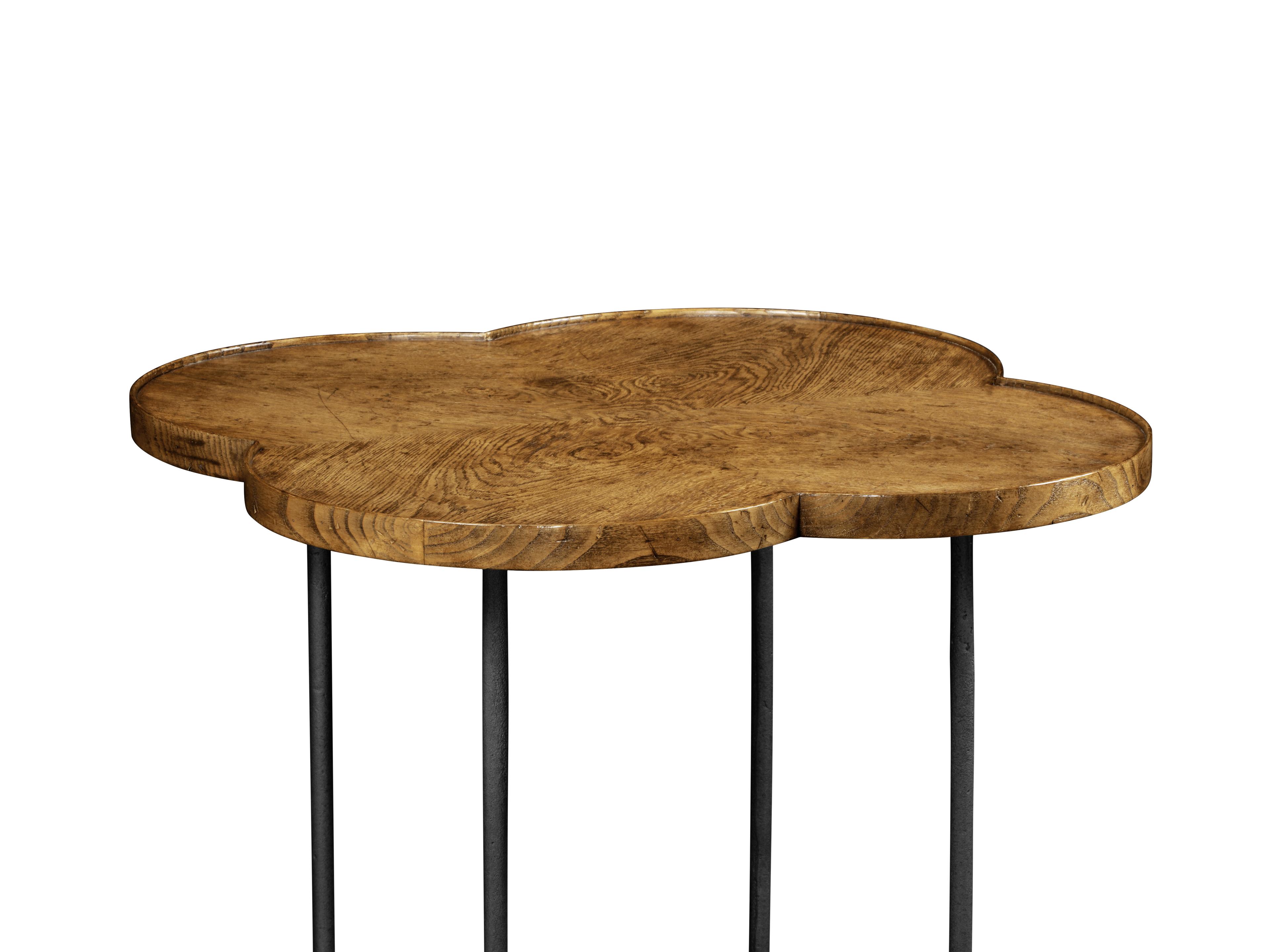 Jonathan Charles Sussex Wood Light Brown Chestnut End Table