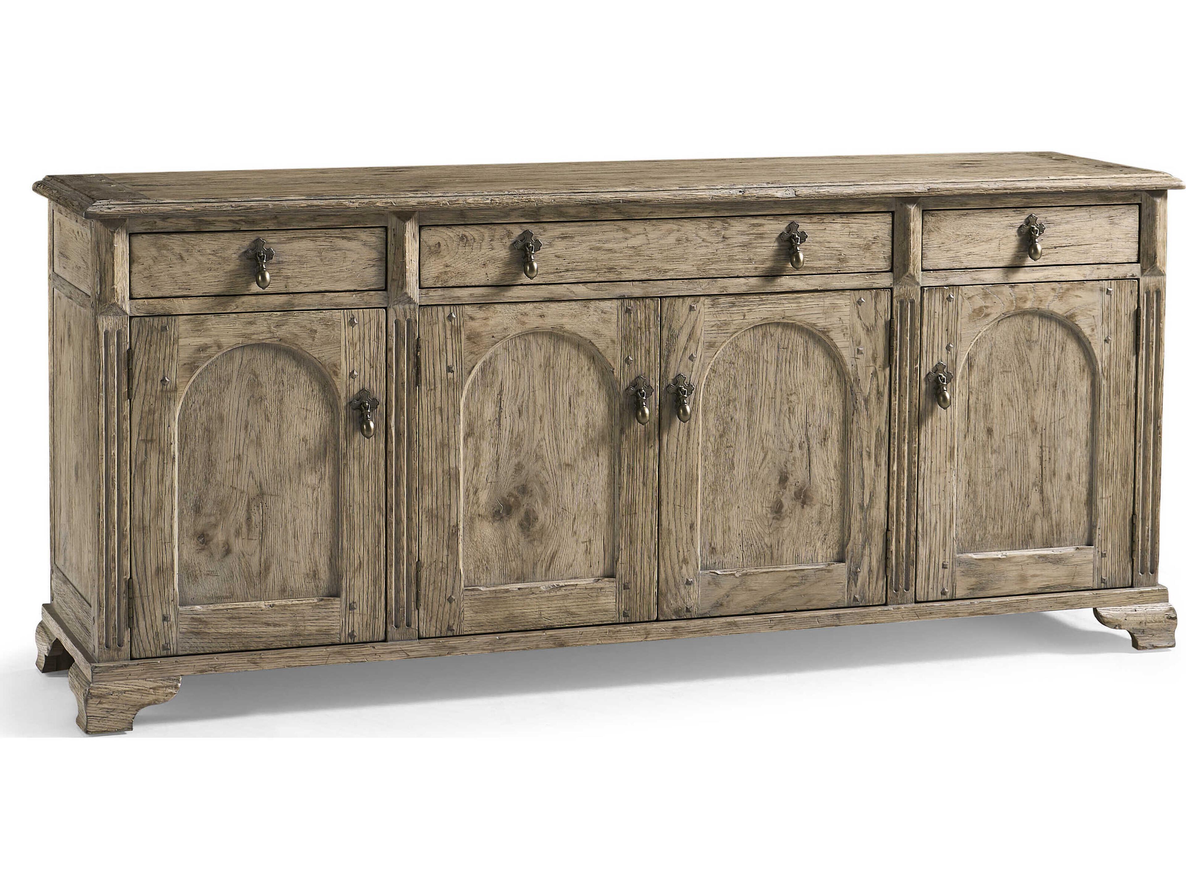 Sagehill 76" Oak Wood Timberon Grey Sideboard