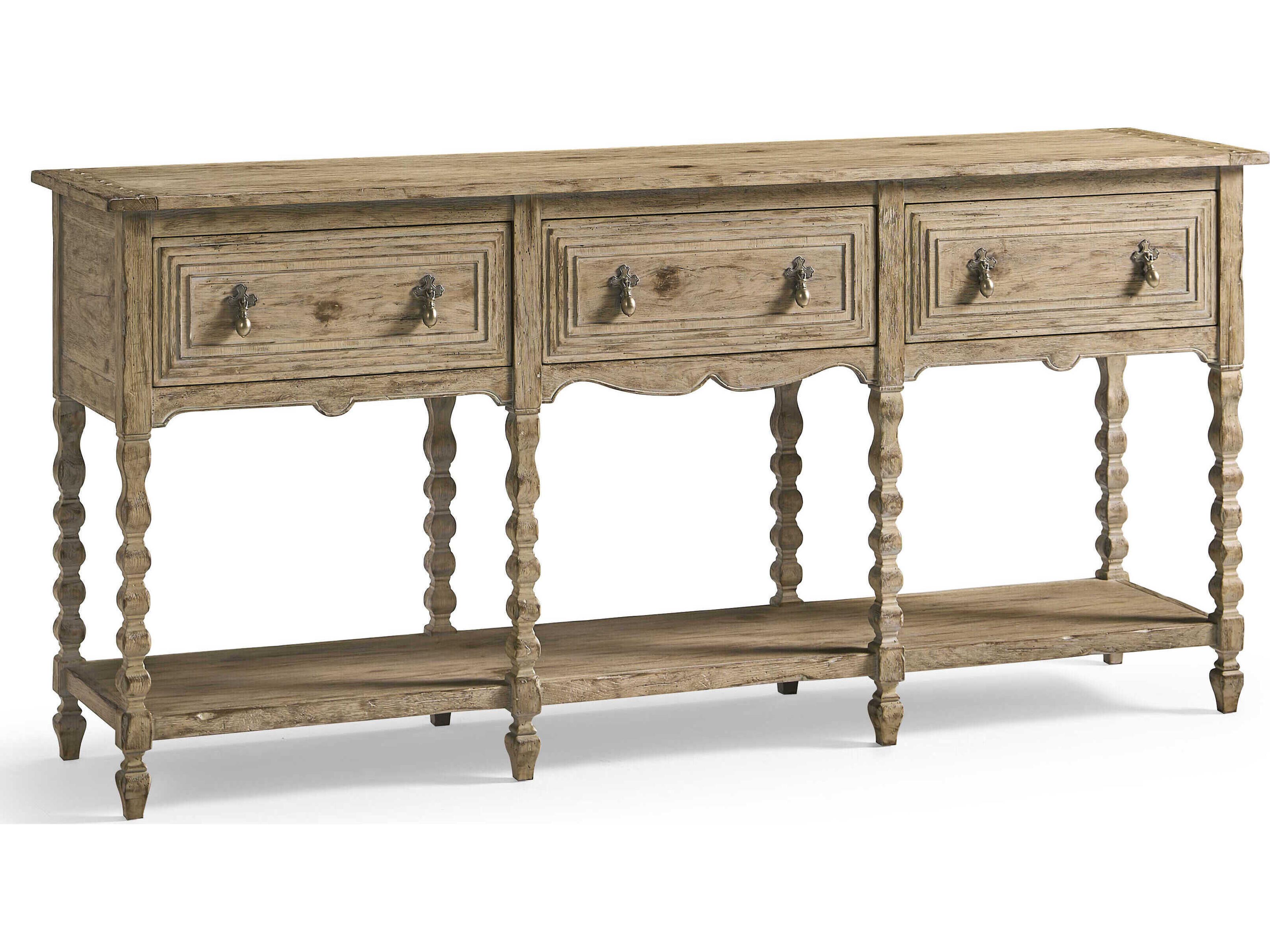 Sagehill 76" Oak Wood Timberon Grey Sideboard