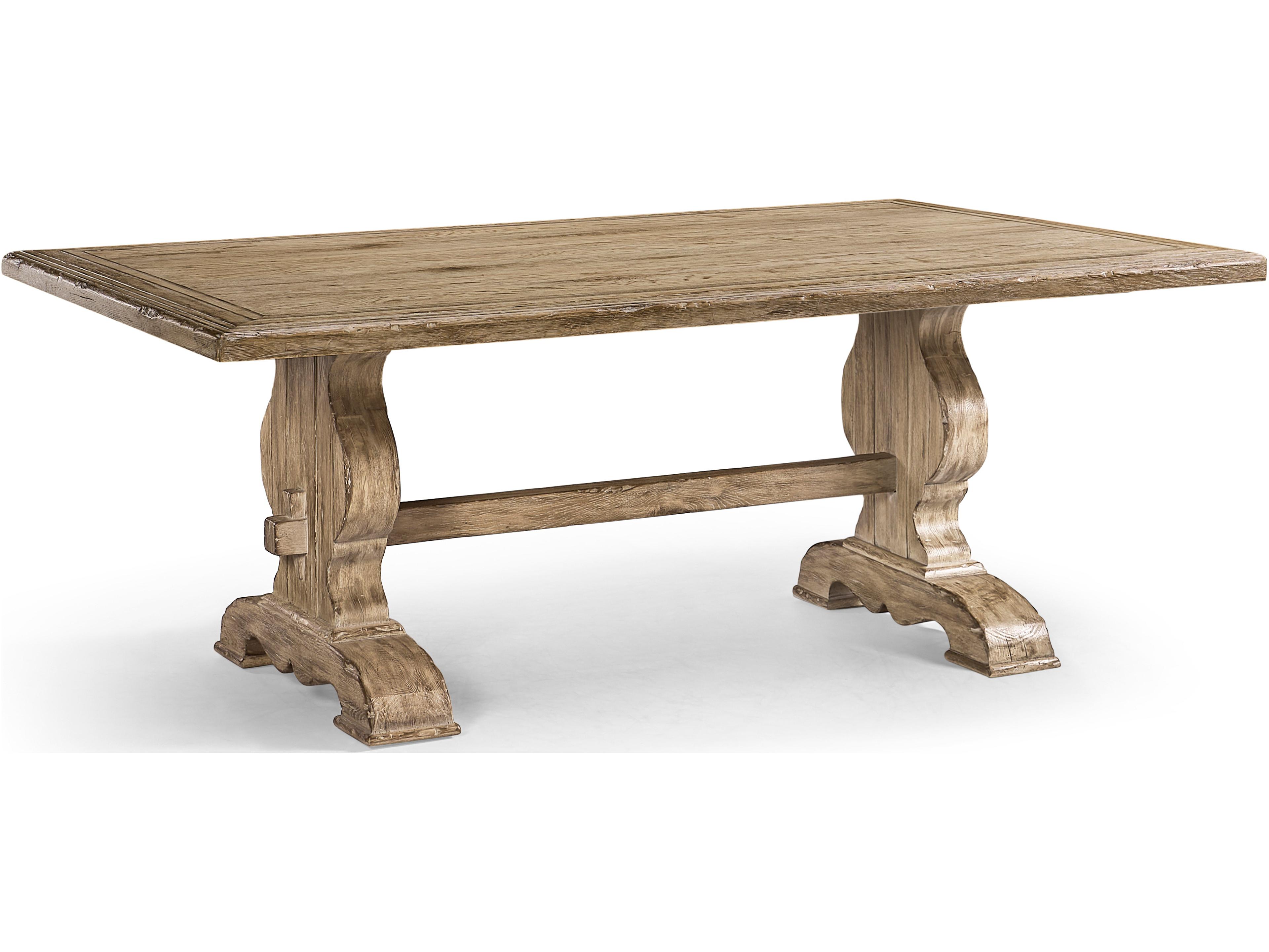 Sagehill Rectangular Wood Timberon Grey Oak Dining Table