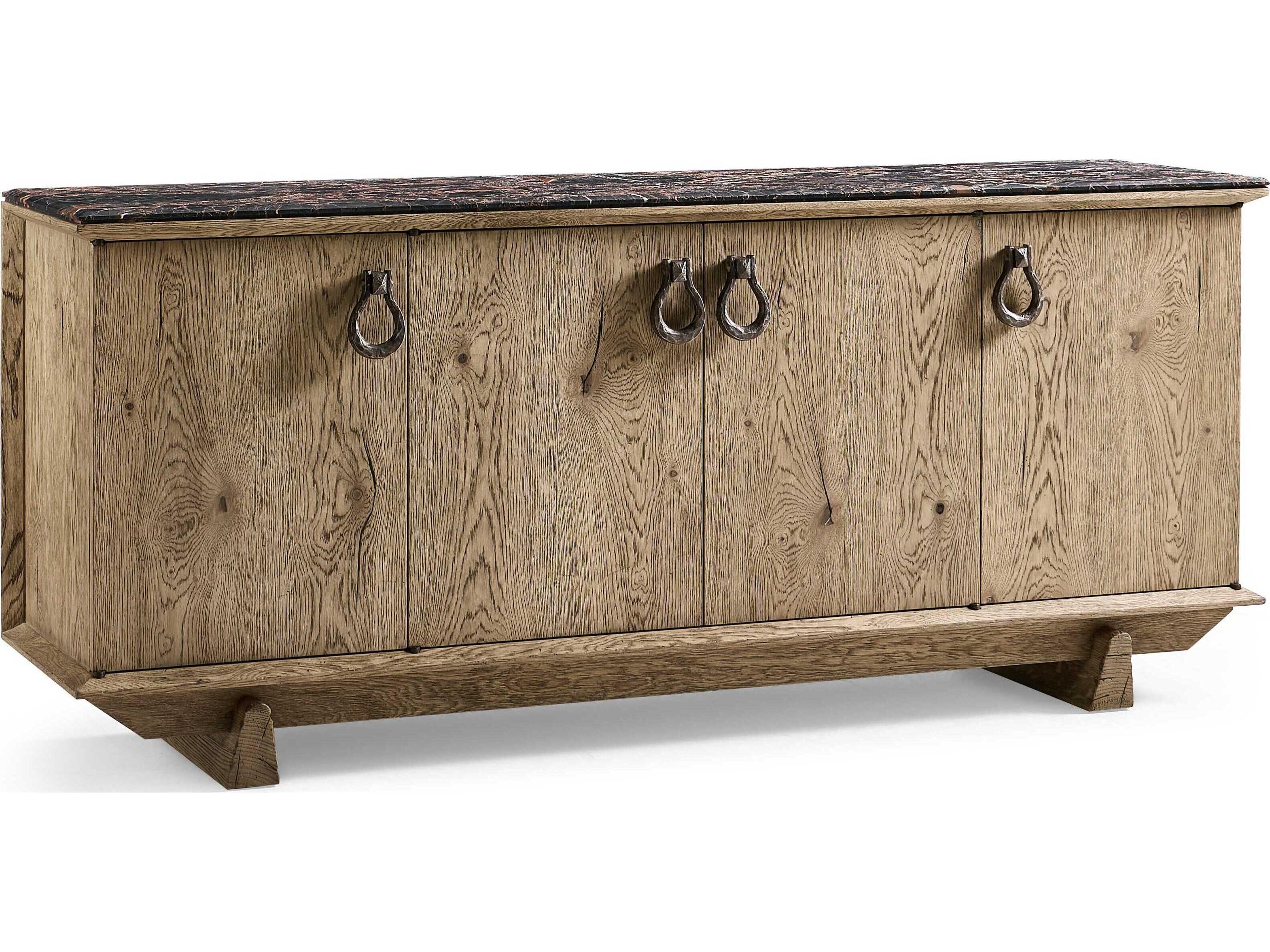 Echo Canyon 76" Oak Wood Faded Sideboard