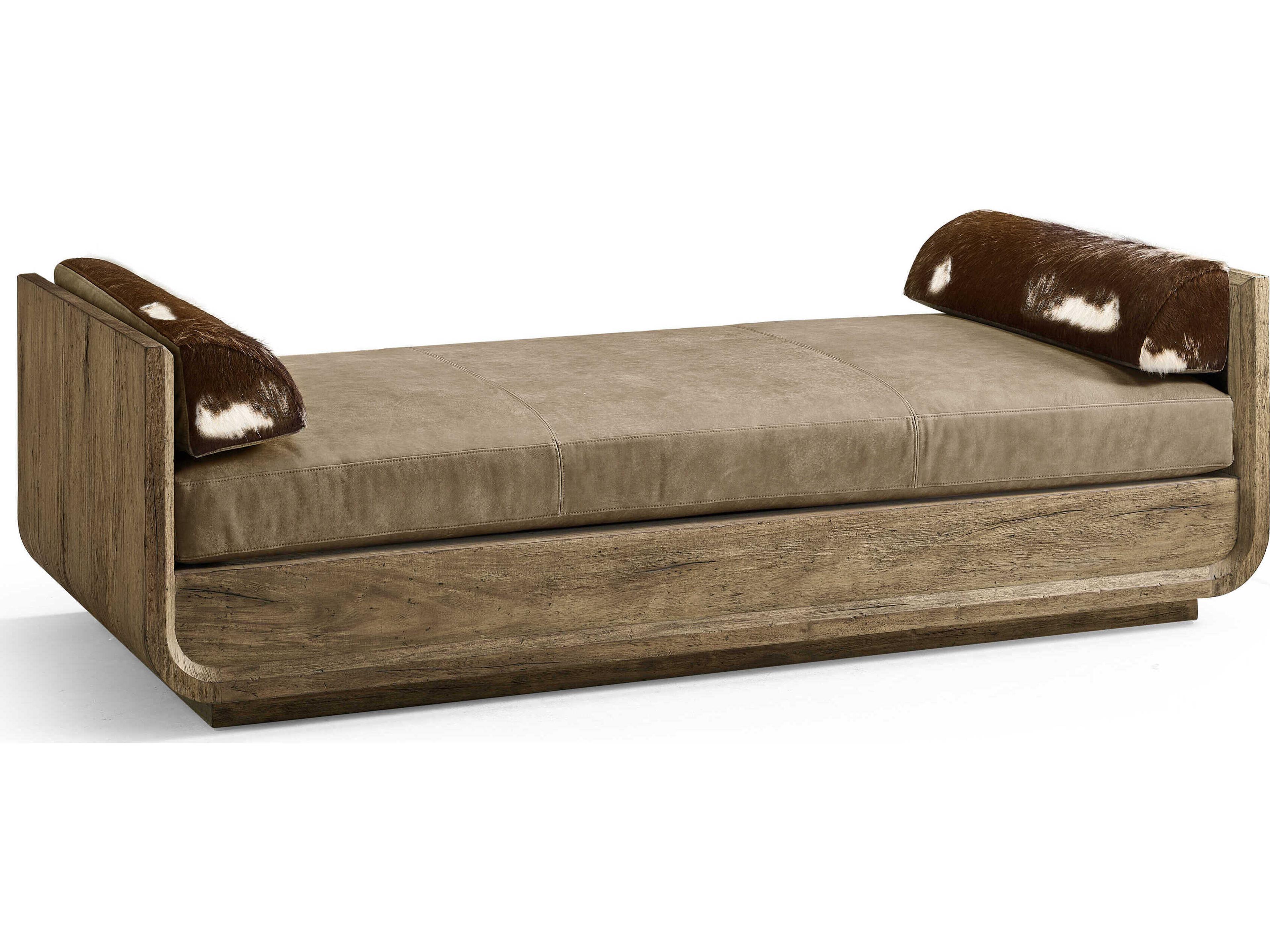 Stone Ridge Tully Light Acacia Brown Wood Twin Daybed Bed