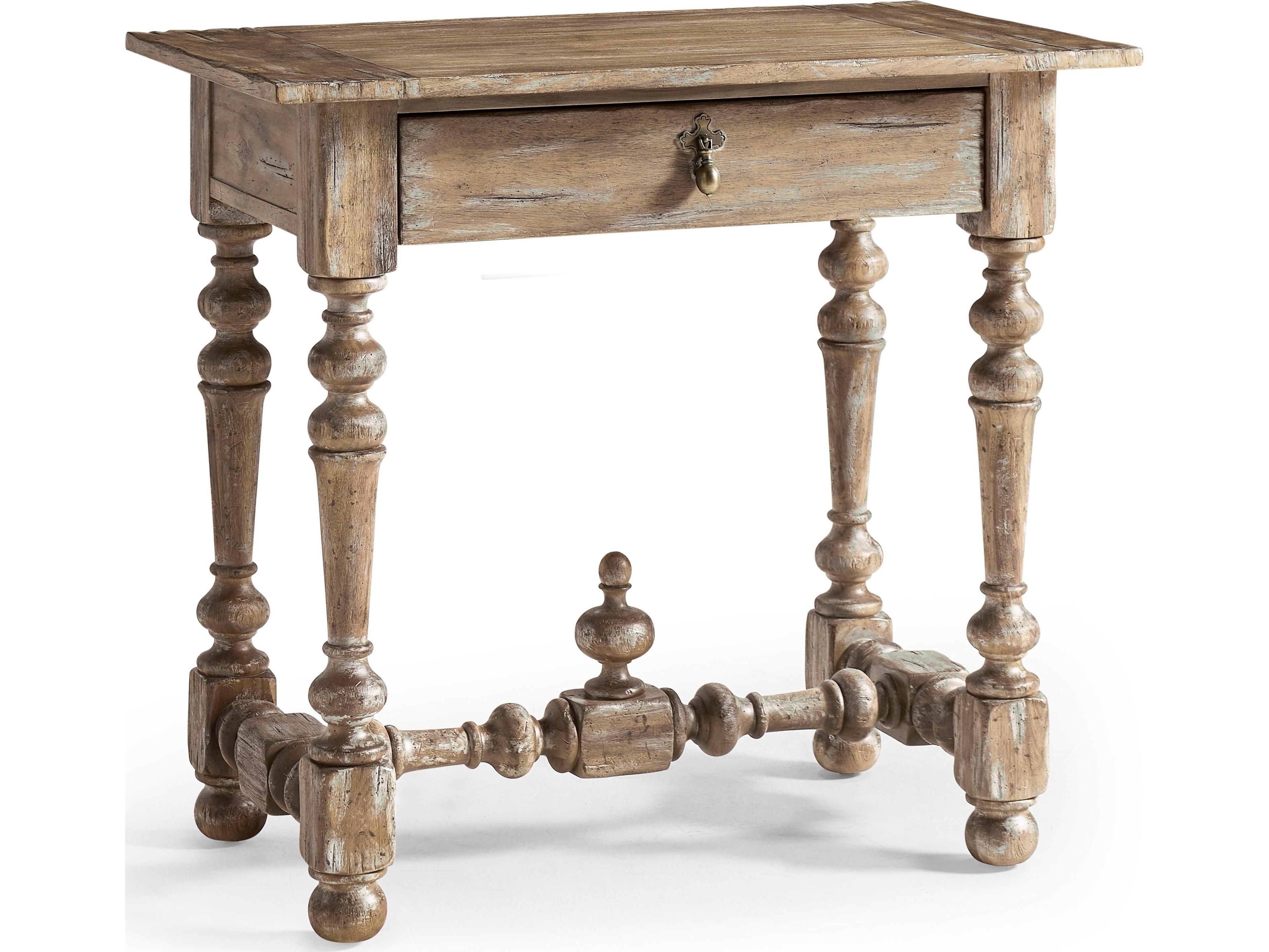 Caldera 1-Drawer Brown Acacia Wood Nightstand