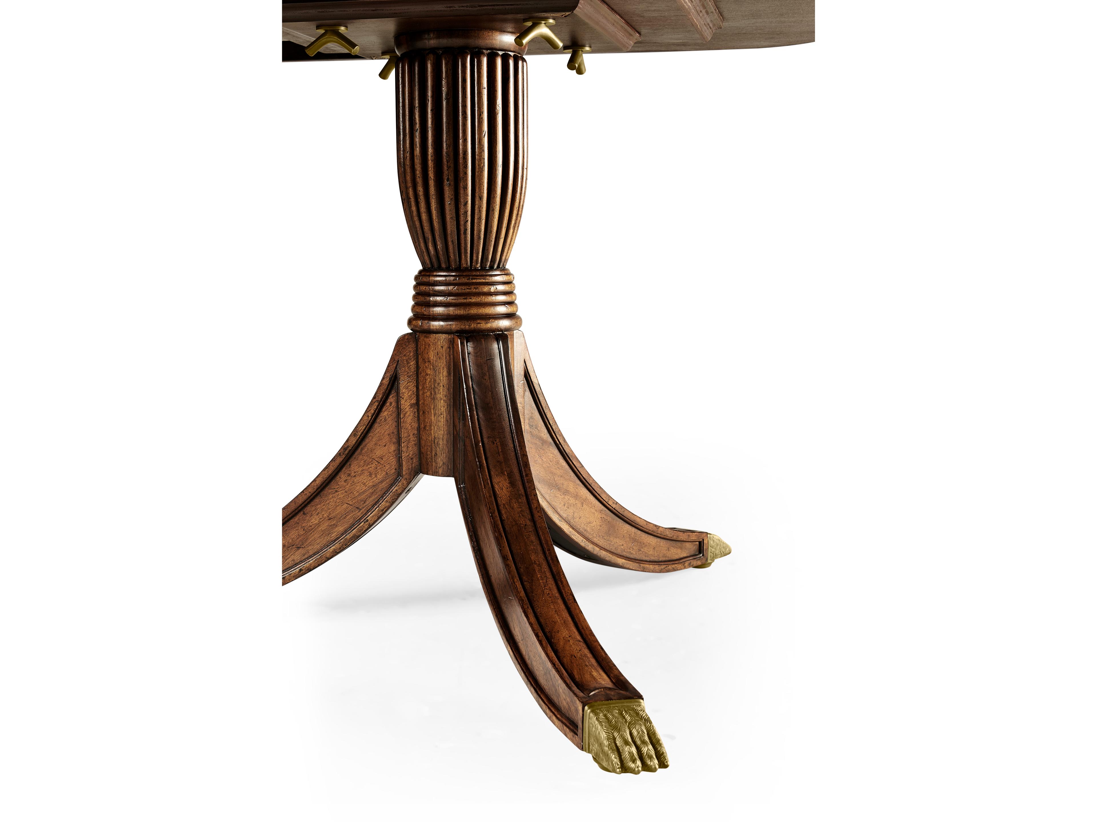 Jonathan Charles Buckingham Rectangular Wood Antique Mahogany Dining Table