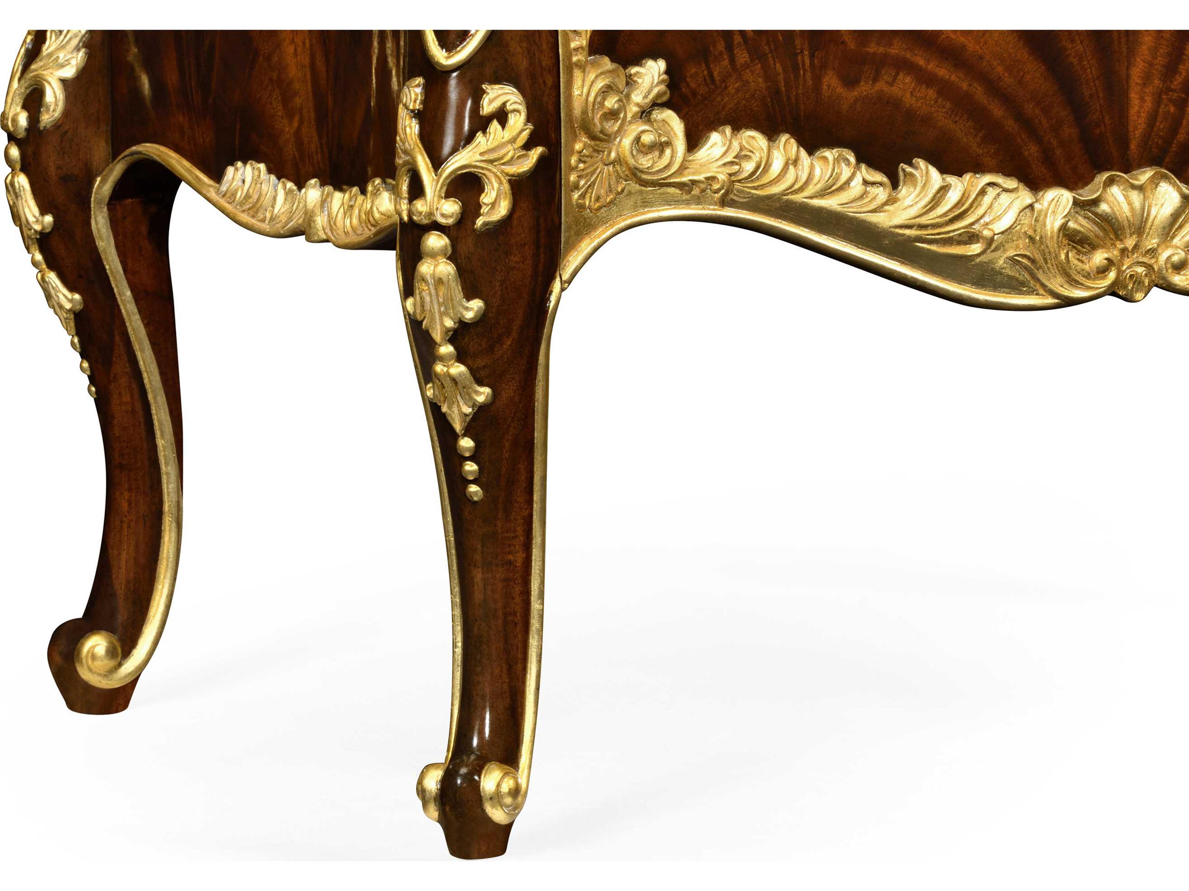 Jonathan Charles Monte Carlo 1-Drawer Gold Acacia Wood Nightstand