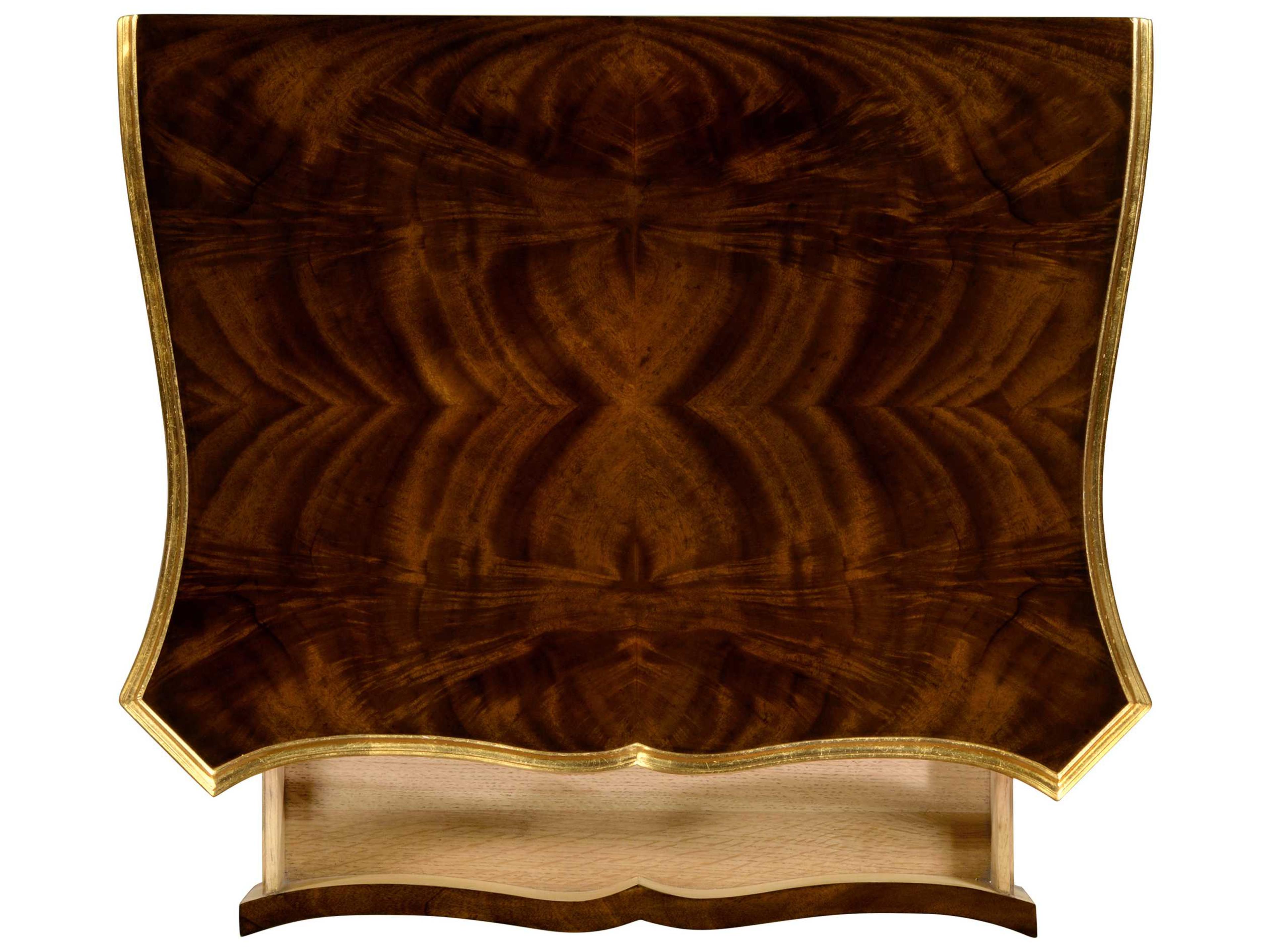 Jonathan Charles Monte Carlo 1-Drawer Gold Acacia Wood Nightstand