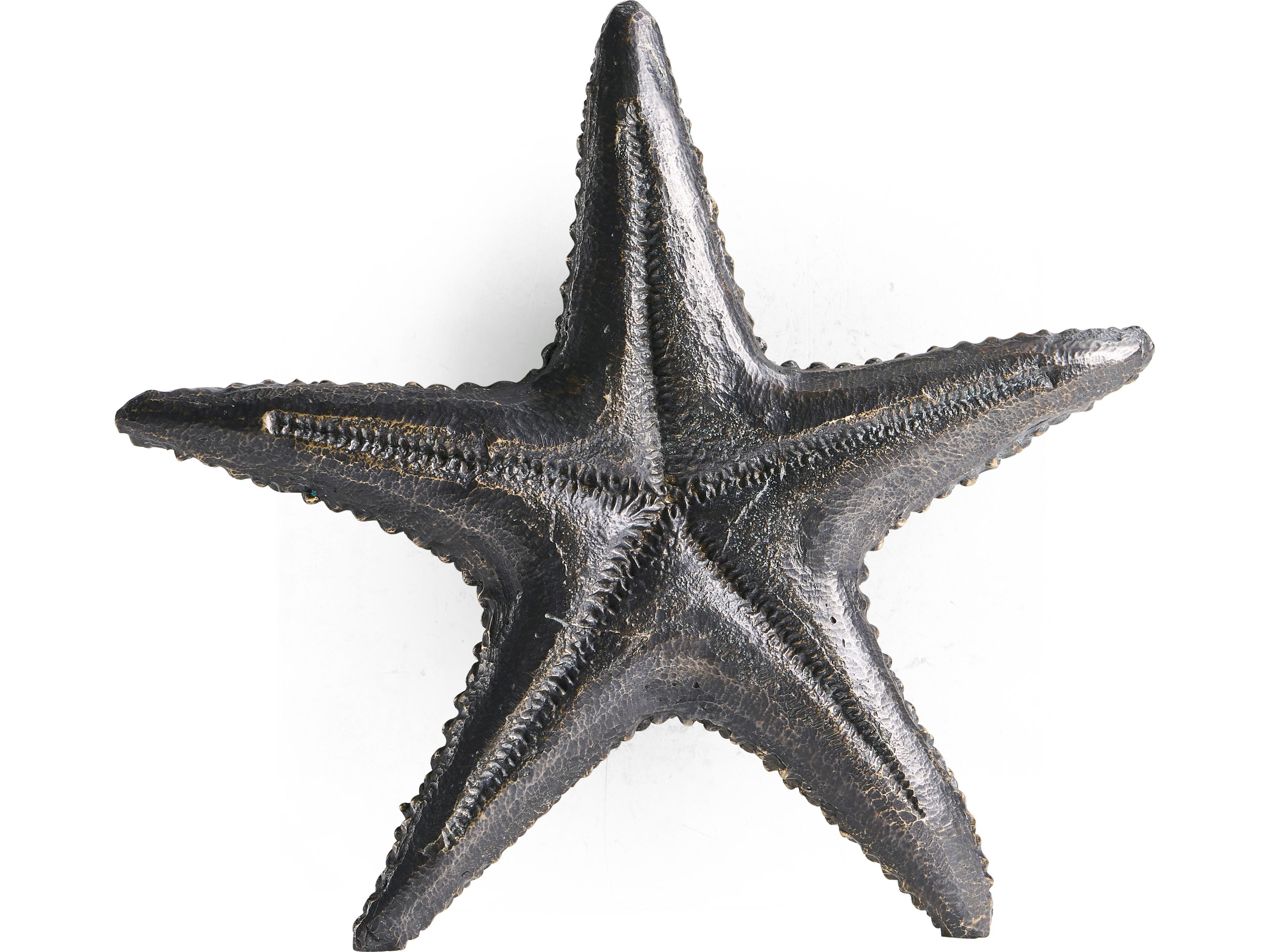 Jonathan Charles Jc Traditional Starfish Brown Dark Bronze Sculpture