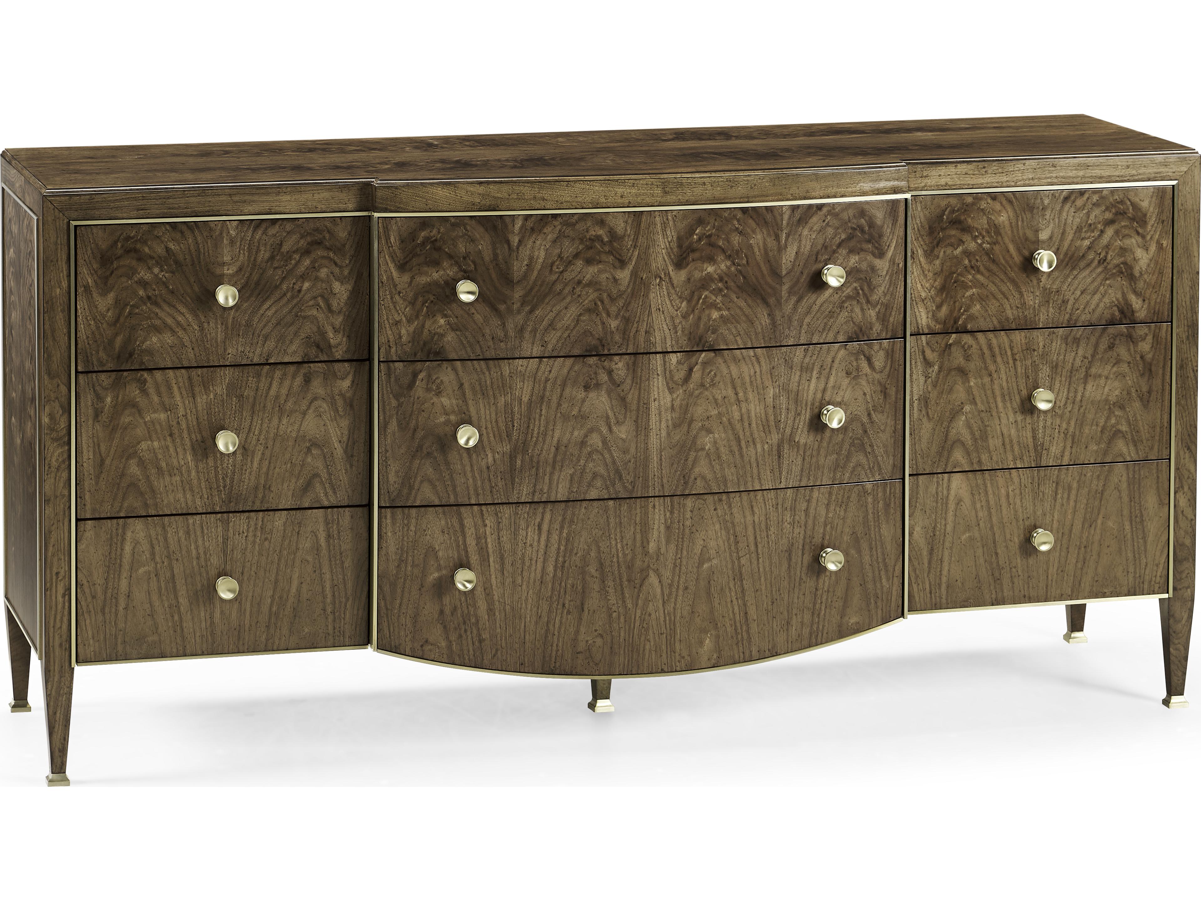 Barcelona Brown Walnut Wood Dresser