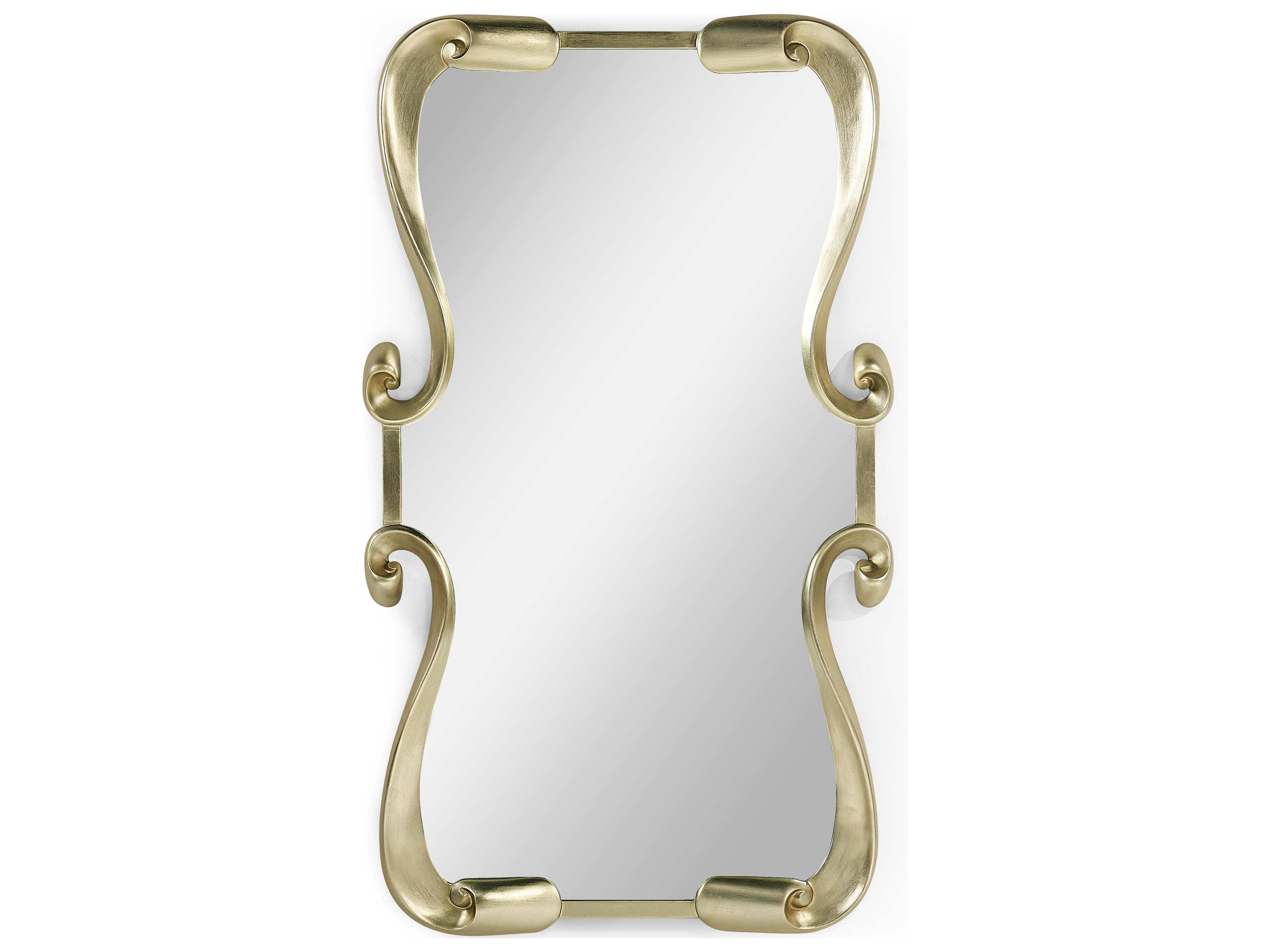 Barcelona Champagne Gilded Wall Mirror Rectangular