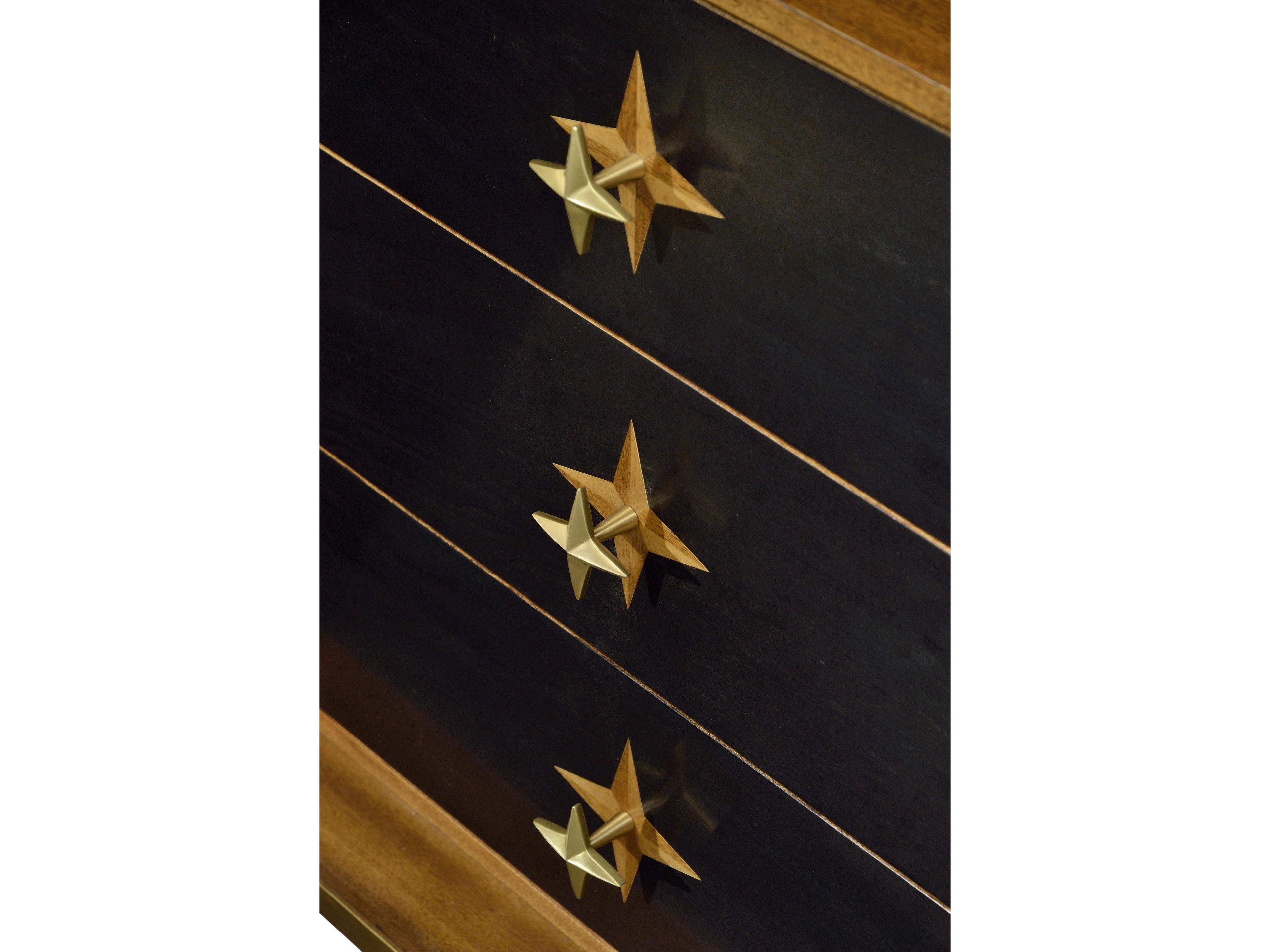 Jonathan Charles Jc Modern Brown Dark Golden Walnut Acacia Wood Accent Chest