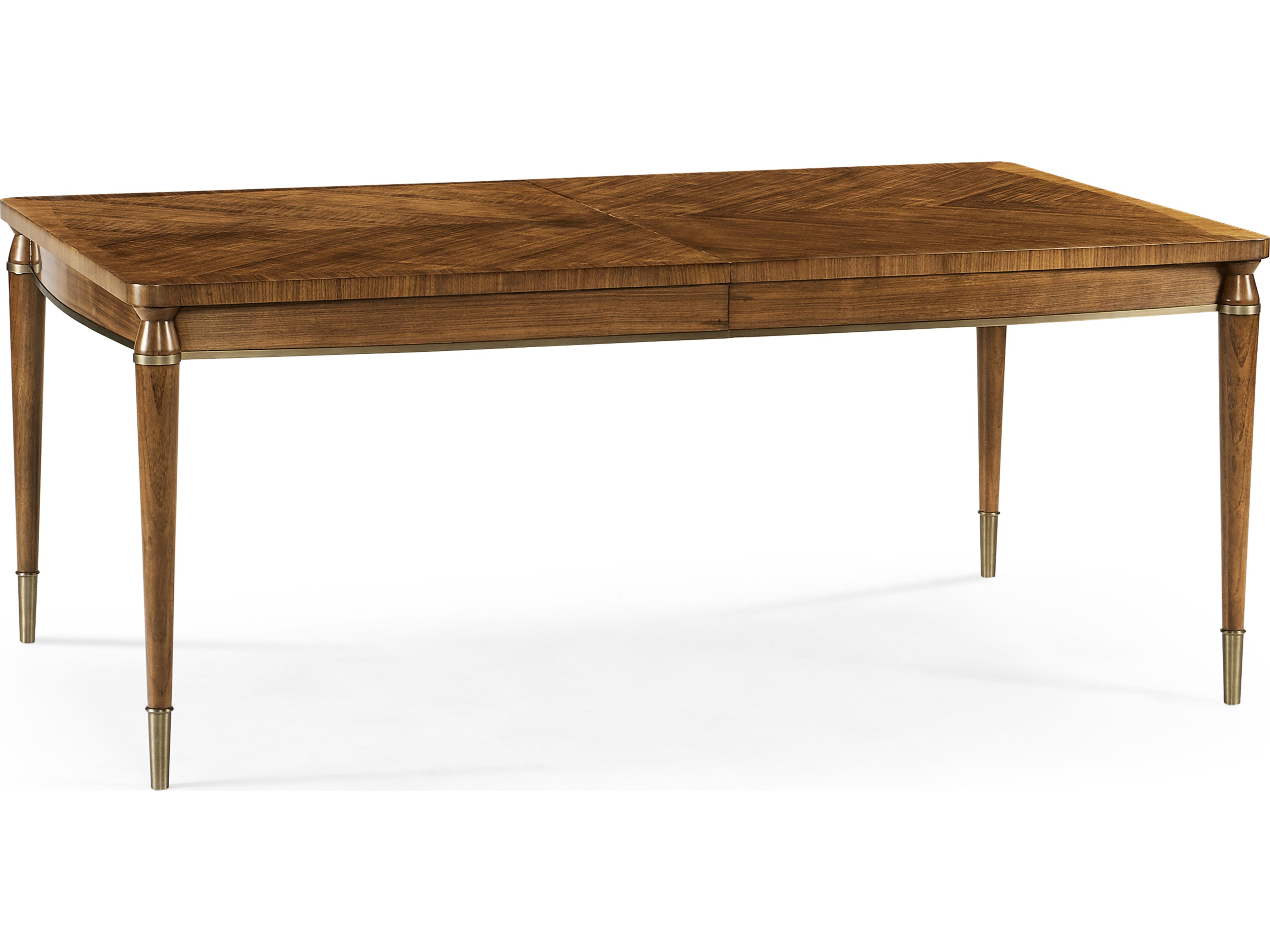 Toulouse Rectangular Wood Walnut Dining Table