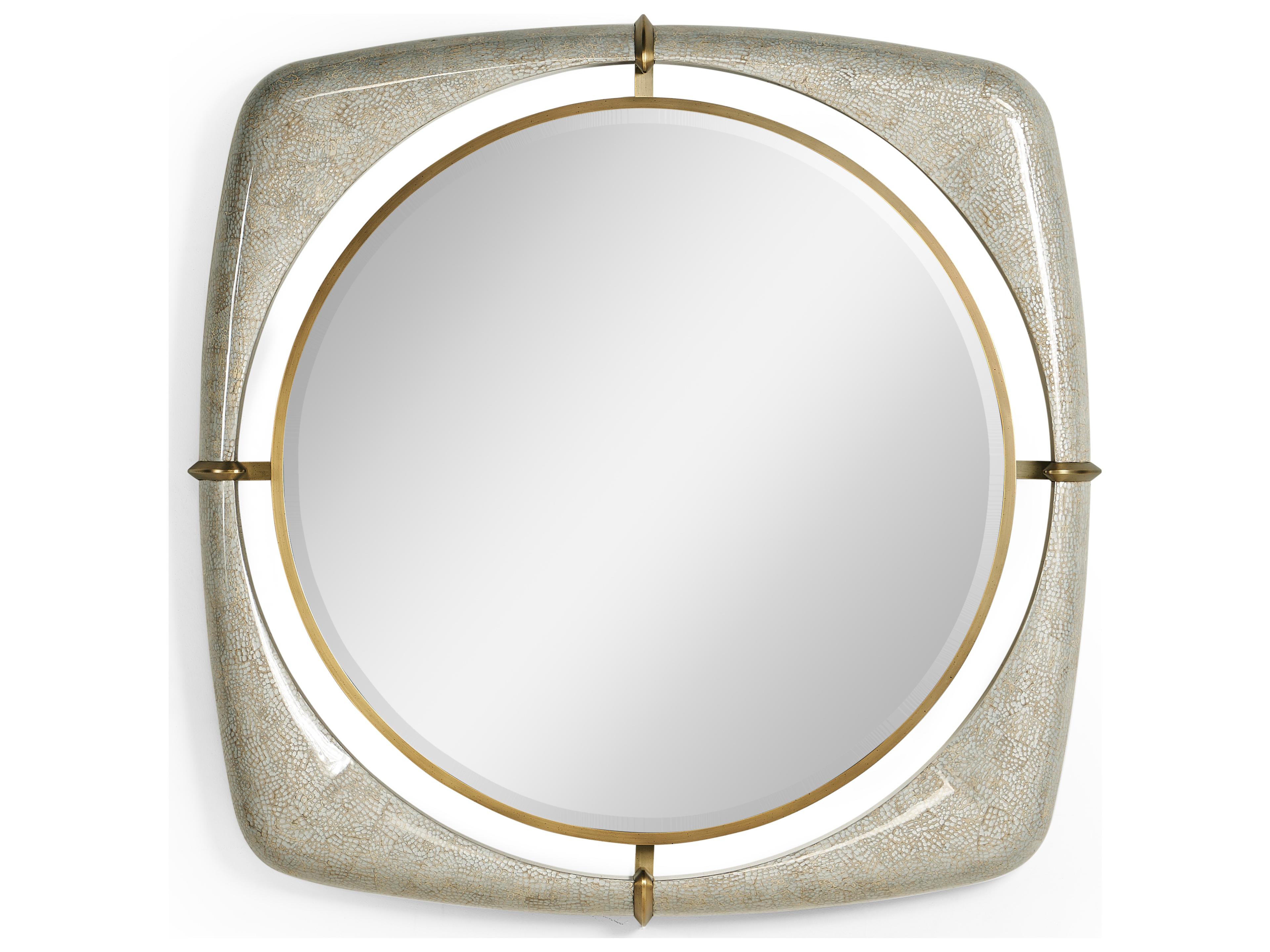 Toulouse Plateado Eggshell Wall Mirror