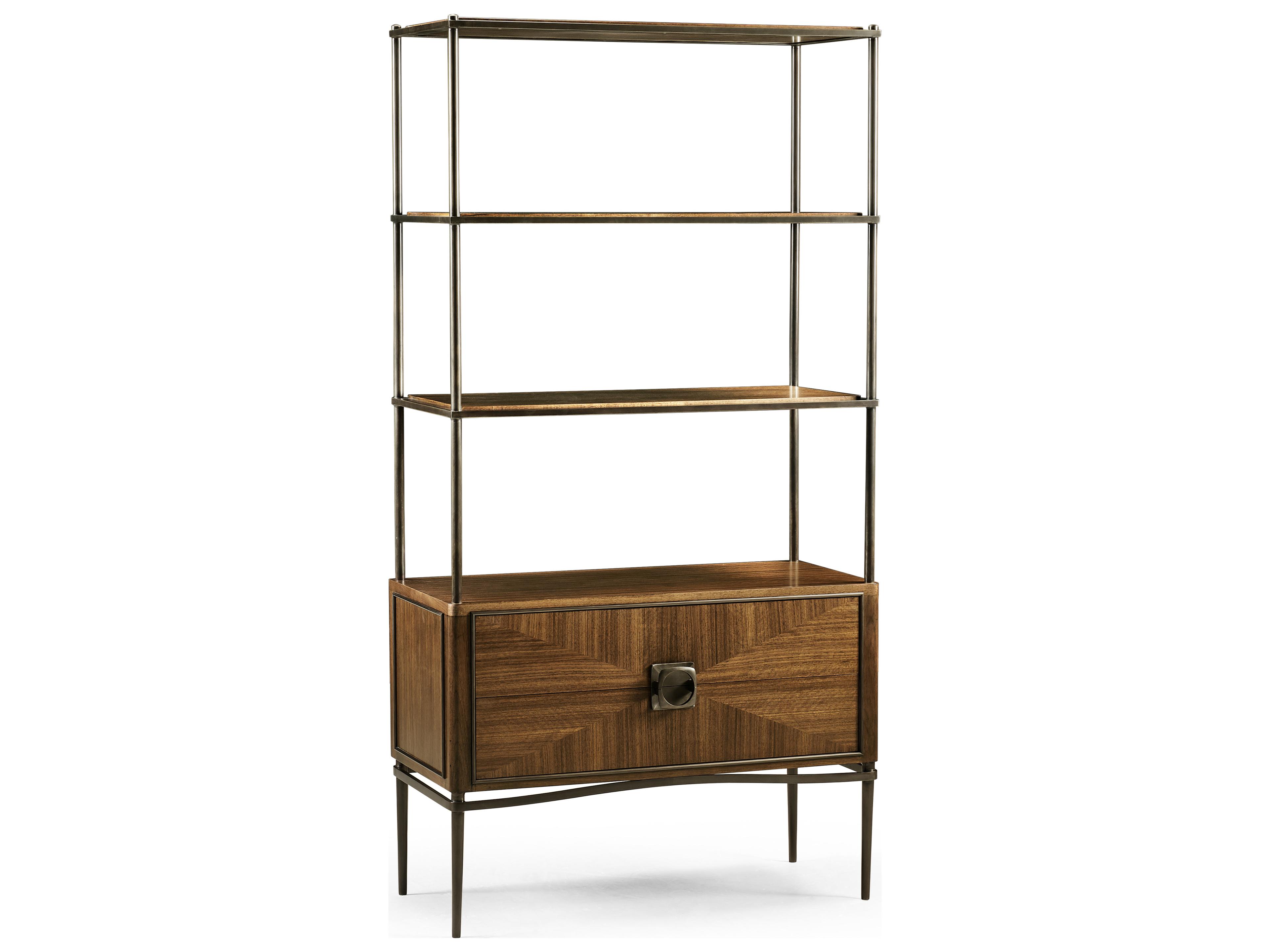 Toulouse Rectangular Wood Walnut Console Table