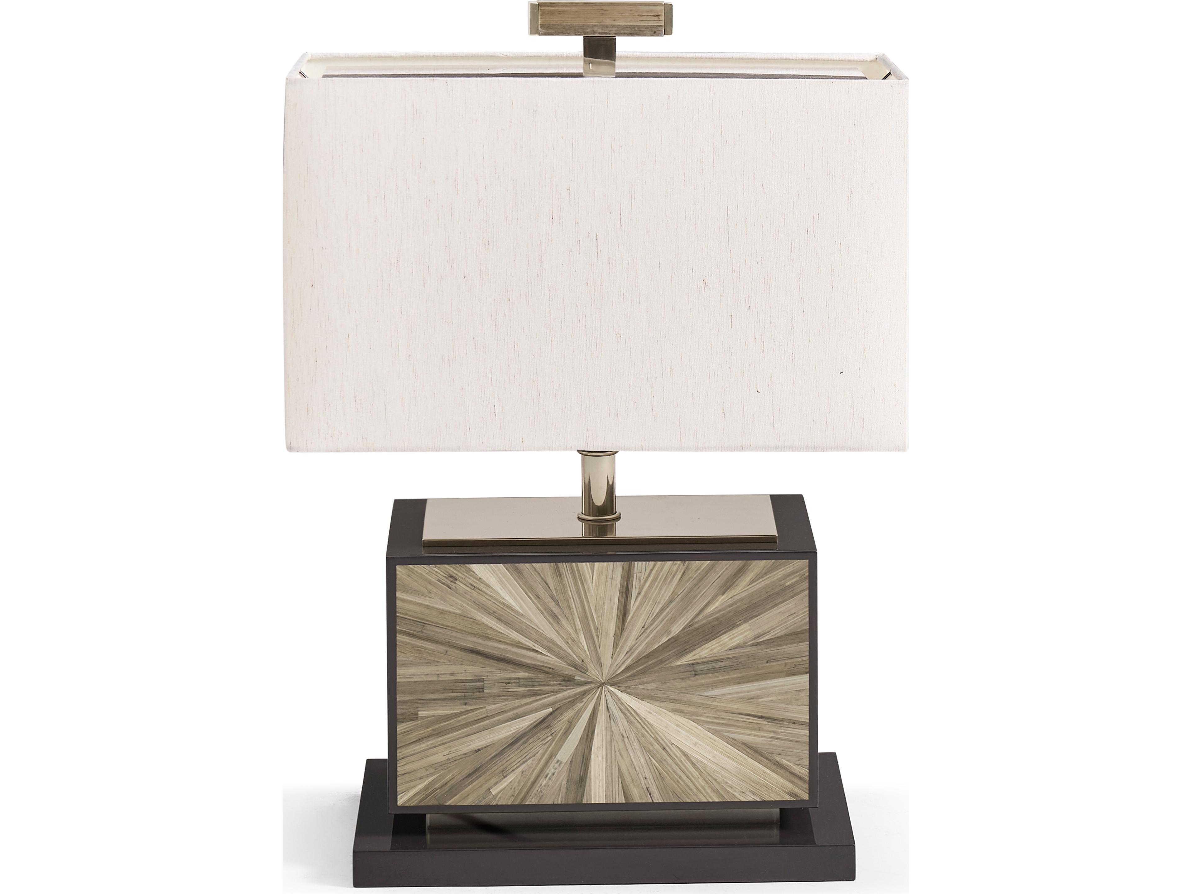 Jonathan Charles Jc Modern Natural Straw Brown Table Lamp