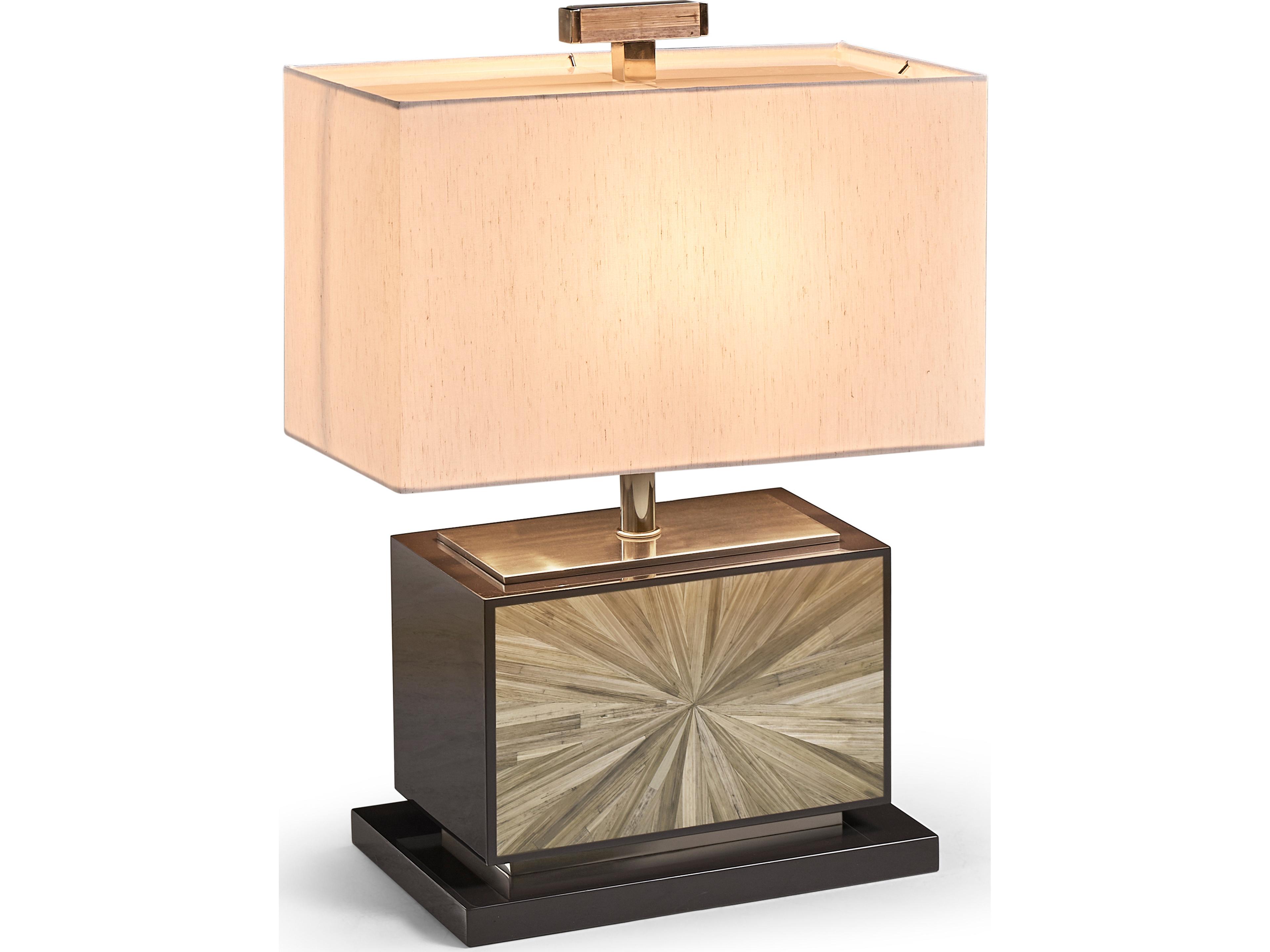 Jonathan Charles Jc Modern Natural Straw Brown Table Lamp