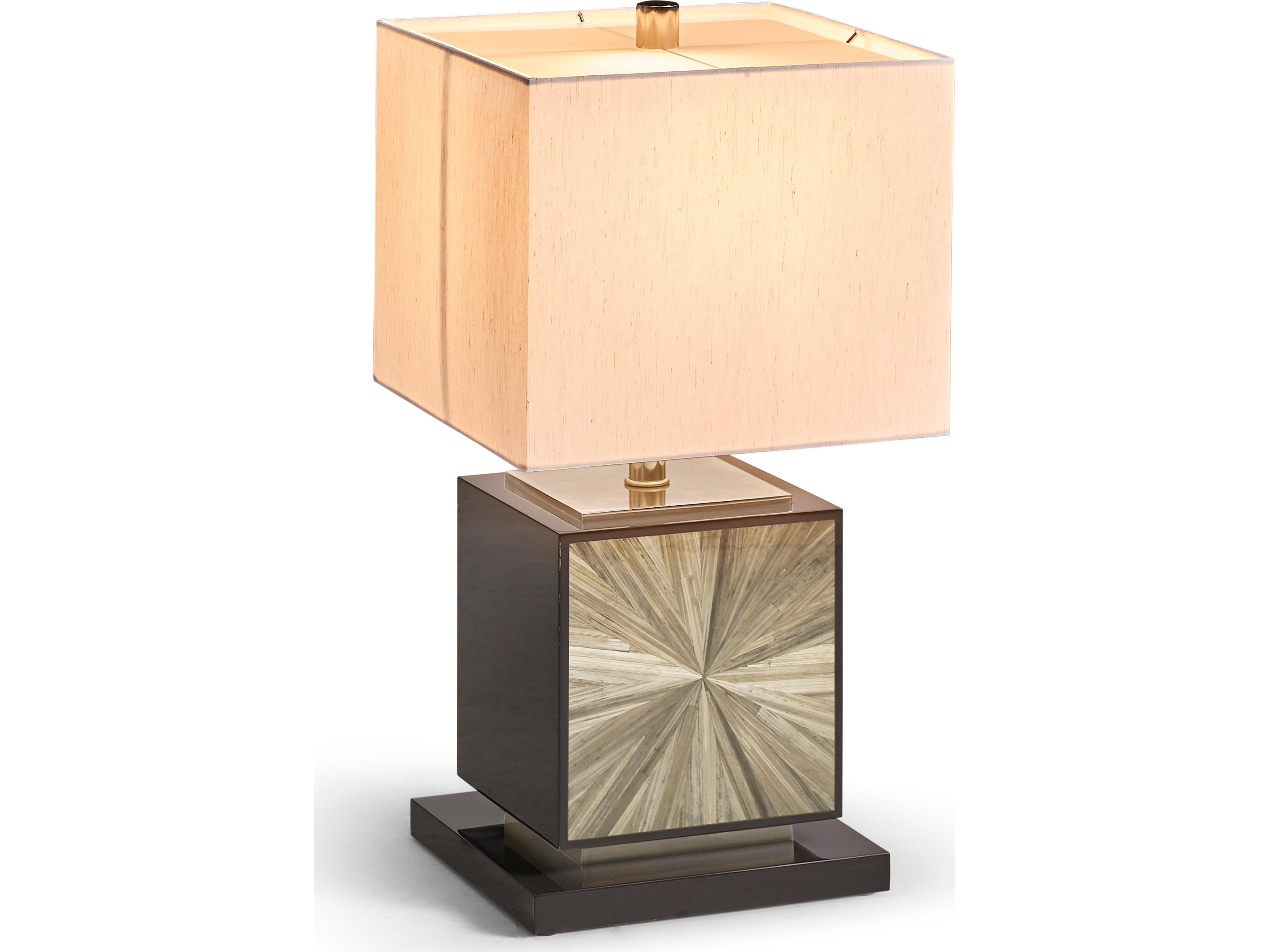 Jonathan Charles Jc Modern Natural Straw Gold Table Lamp