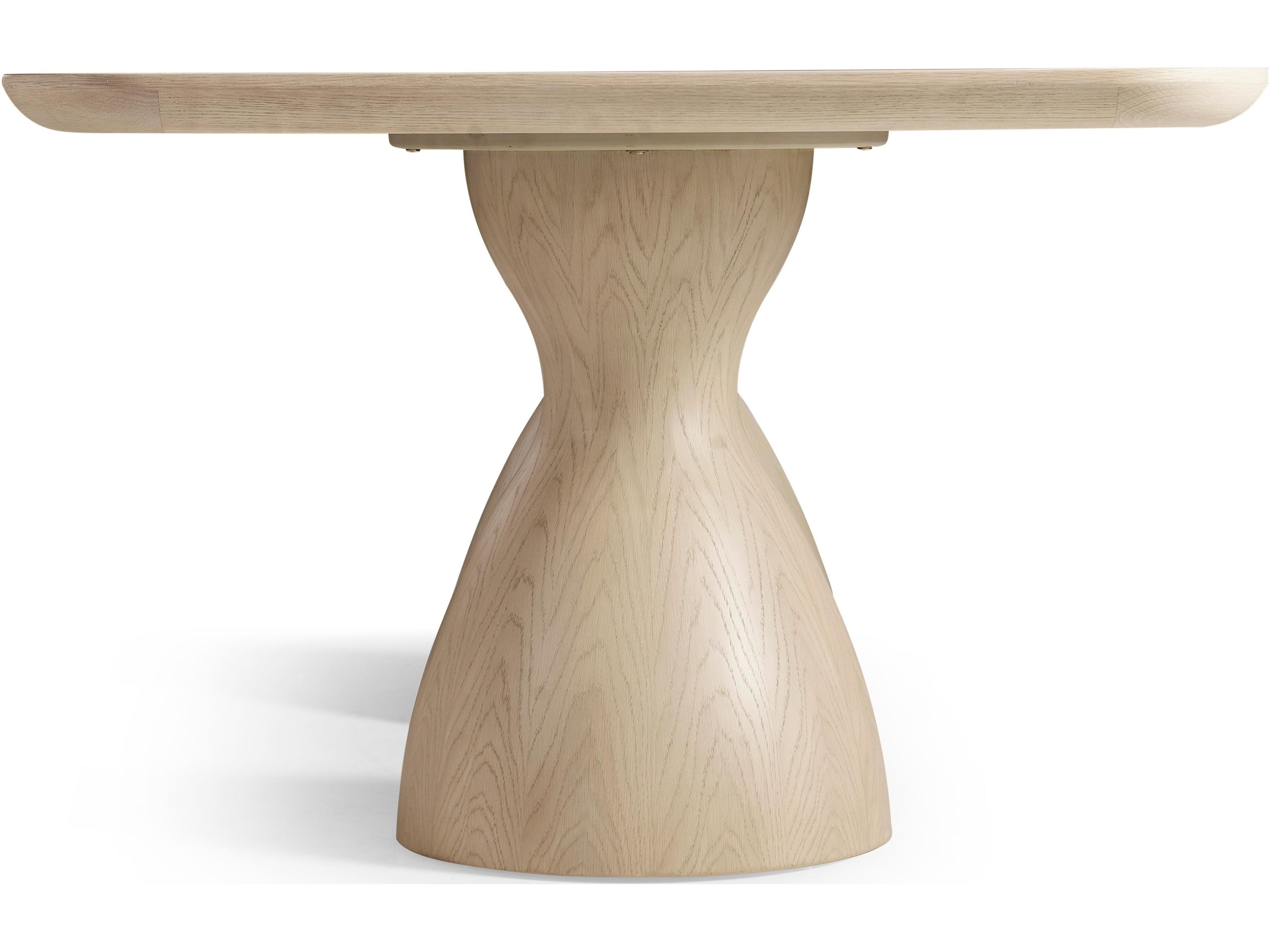 Jonathan Charles Water Rectangular Wood White Washed Oak Dining Table