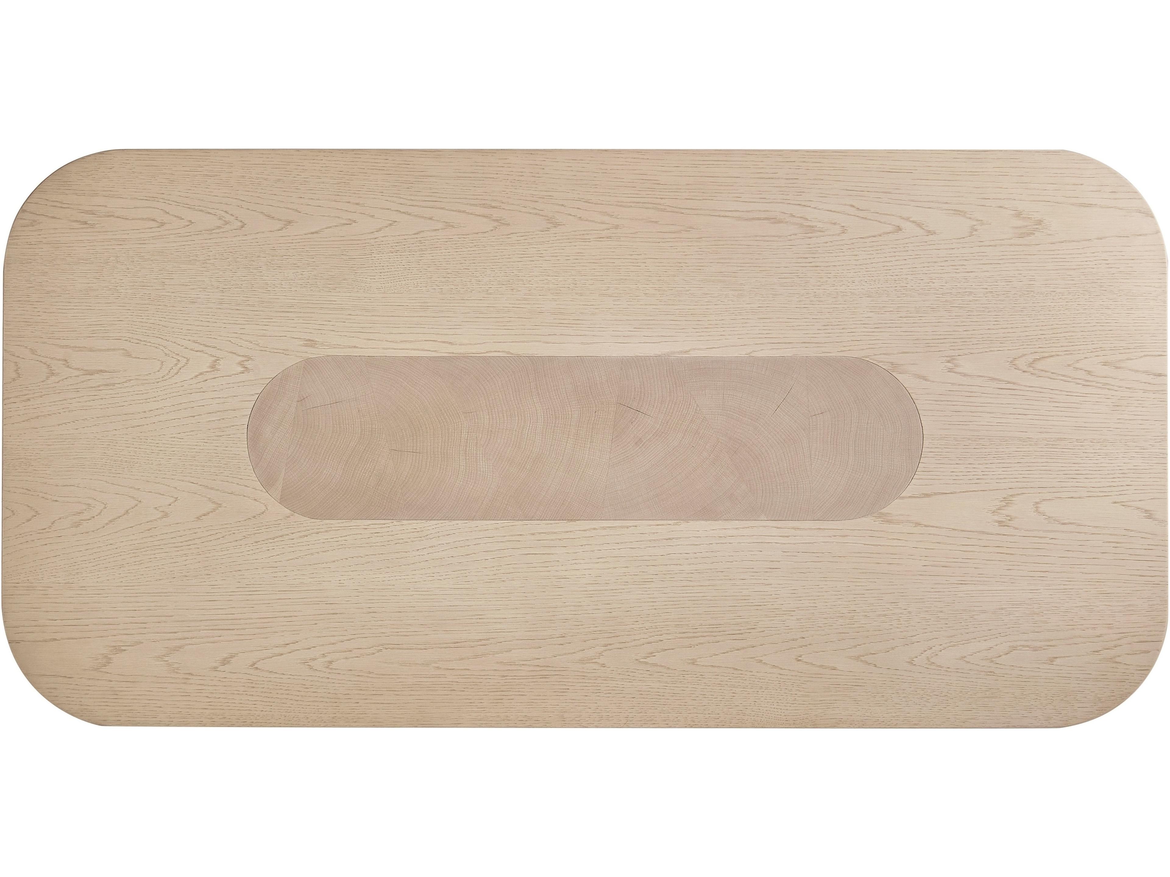 Jonathan Charles Water Rectangular Wood White Washed Oak Coffee Table