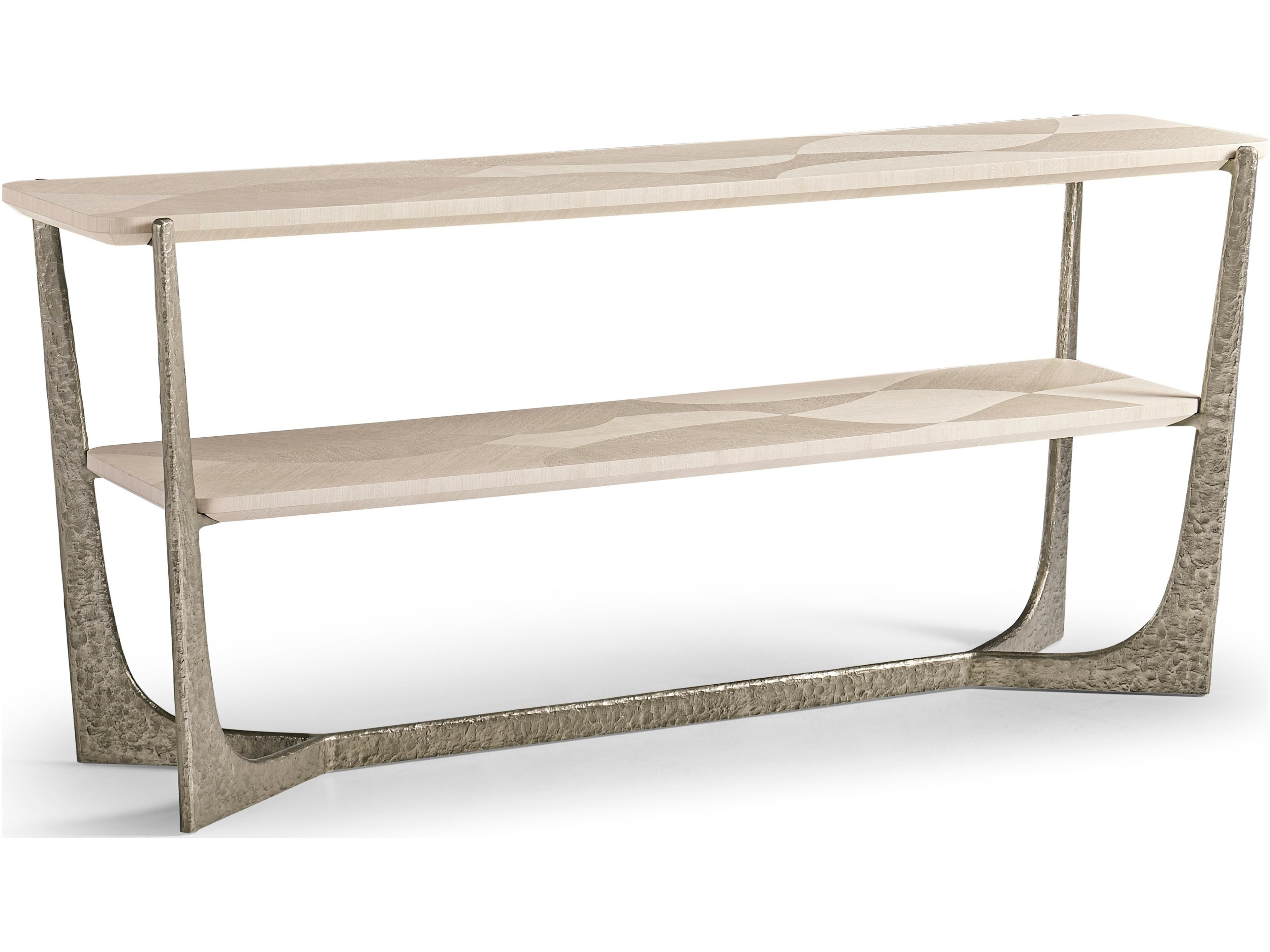 Jonathan Charles Water Rectangular Wood Natural Dyed Koto Console Table