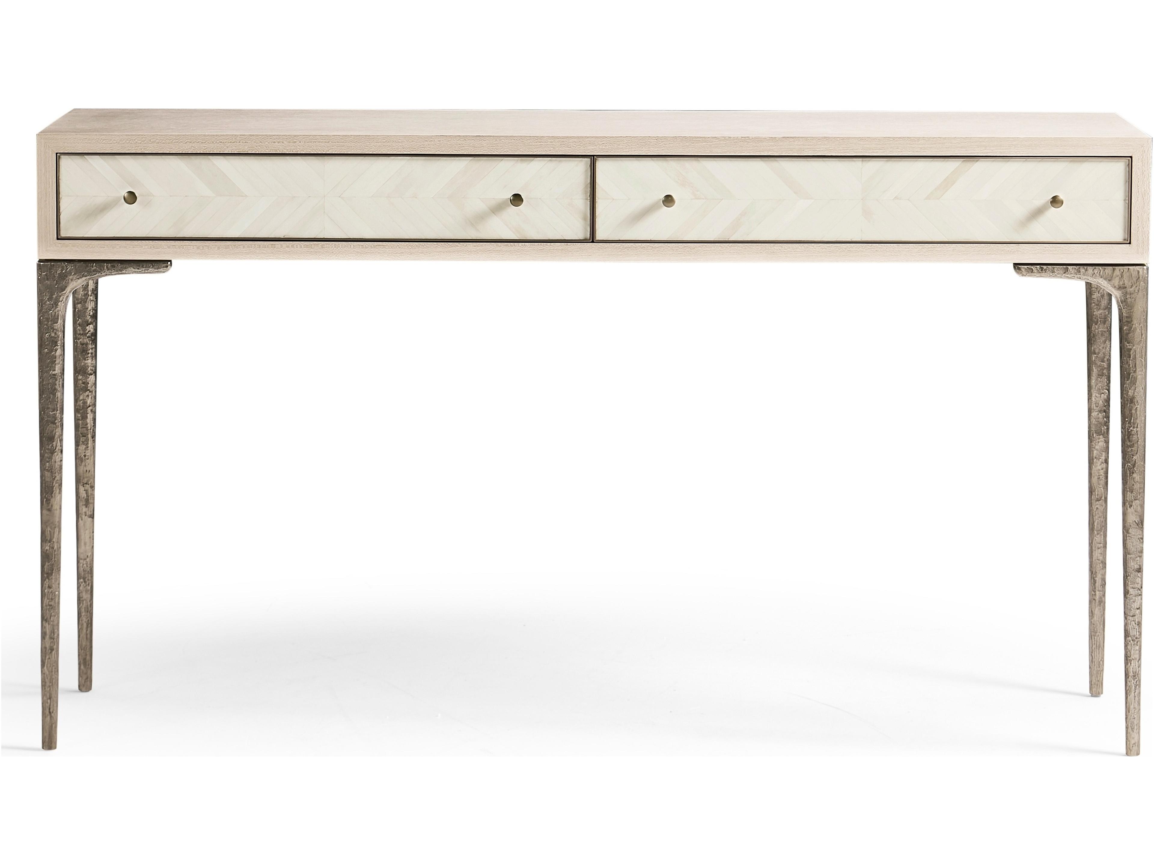 Jonathan Charles Water Rectangular Wood Natural Dyed Koto Console Table