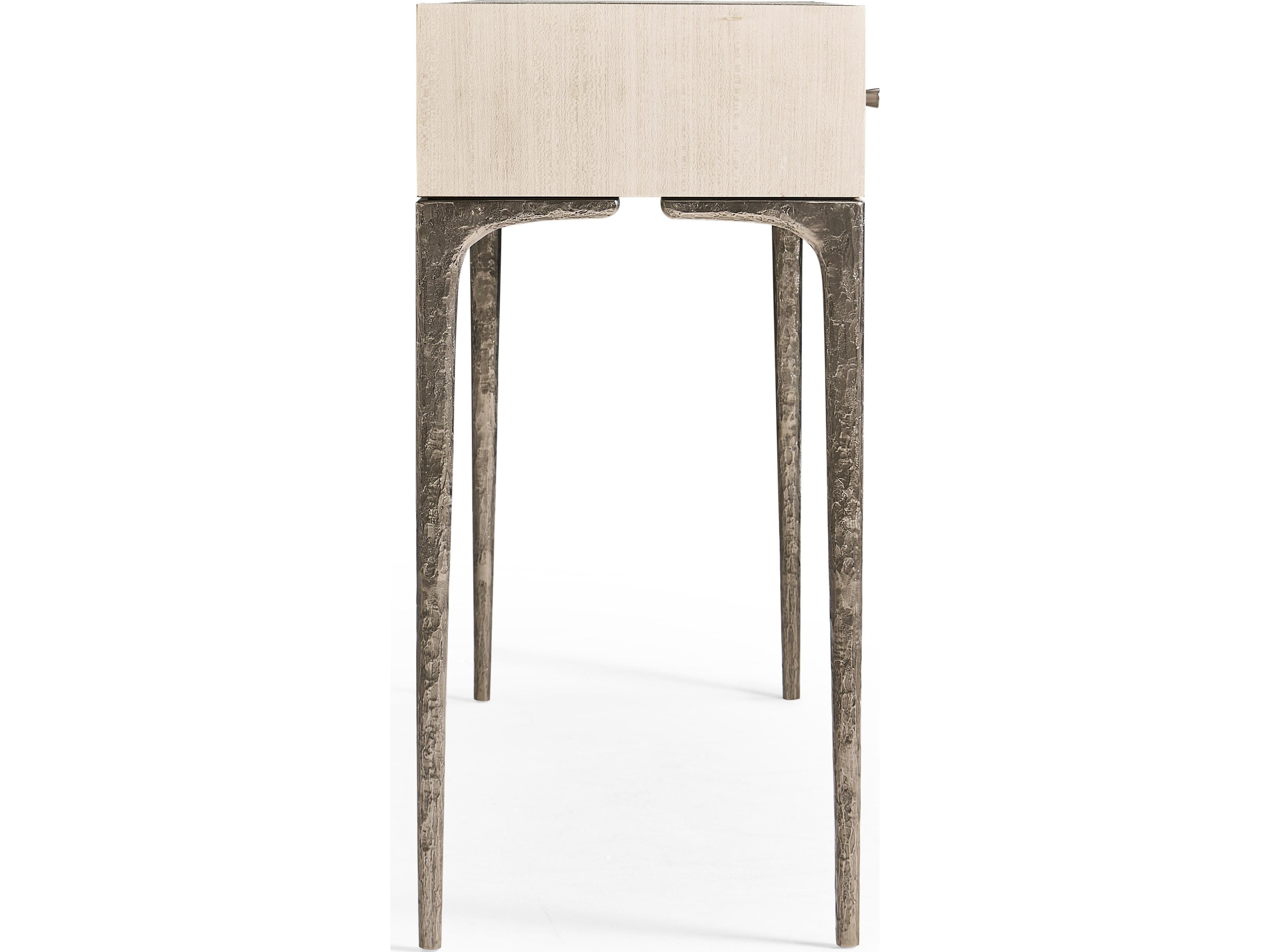 Jonathan Charles Water Rectangular Wood Natural Dyed Koto Console Table