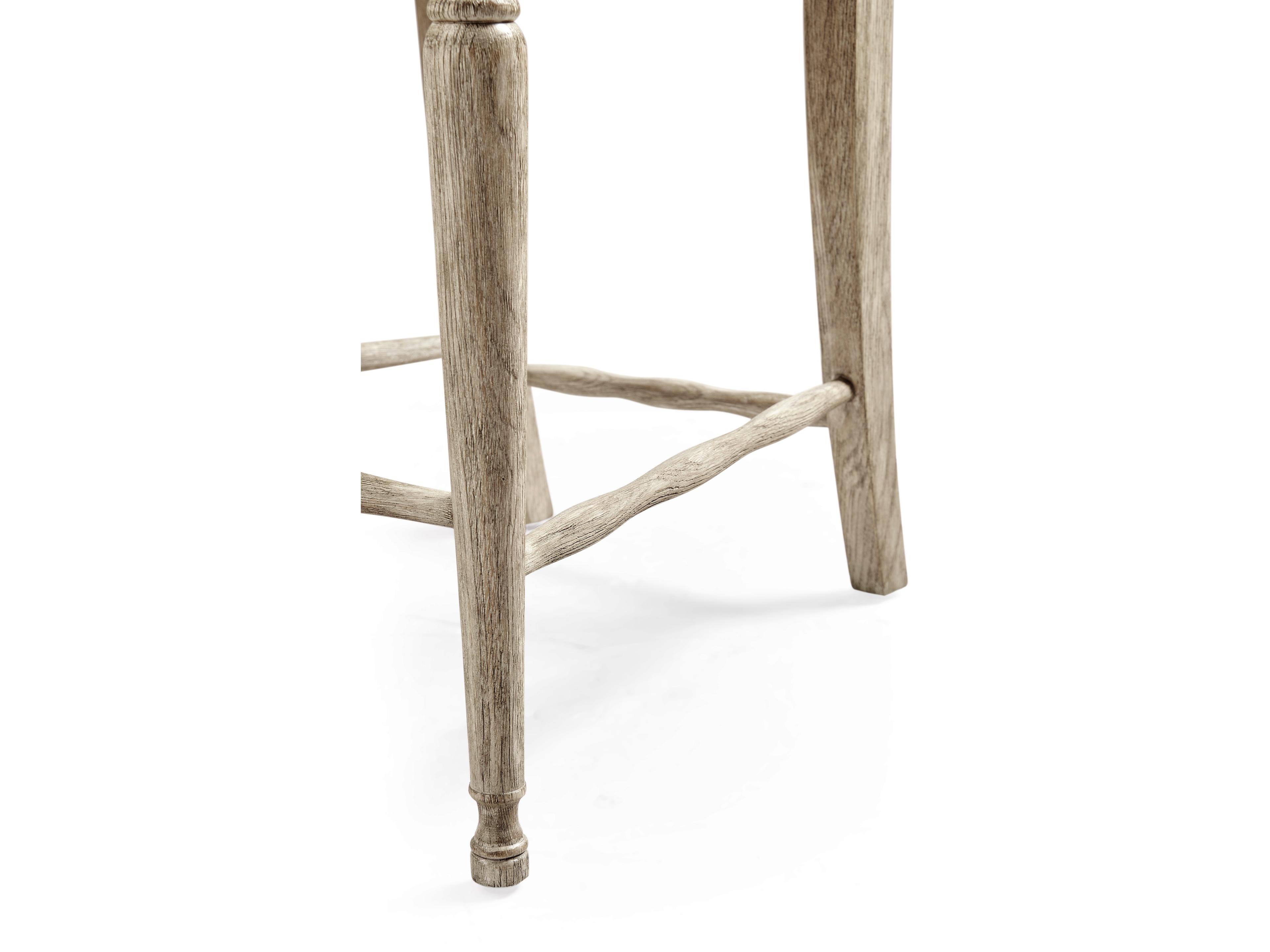 Jonathan Charles William Yeoward Oak Wood Gray Arm Dining Chair