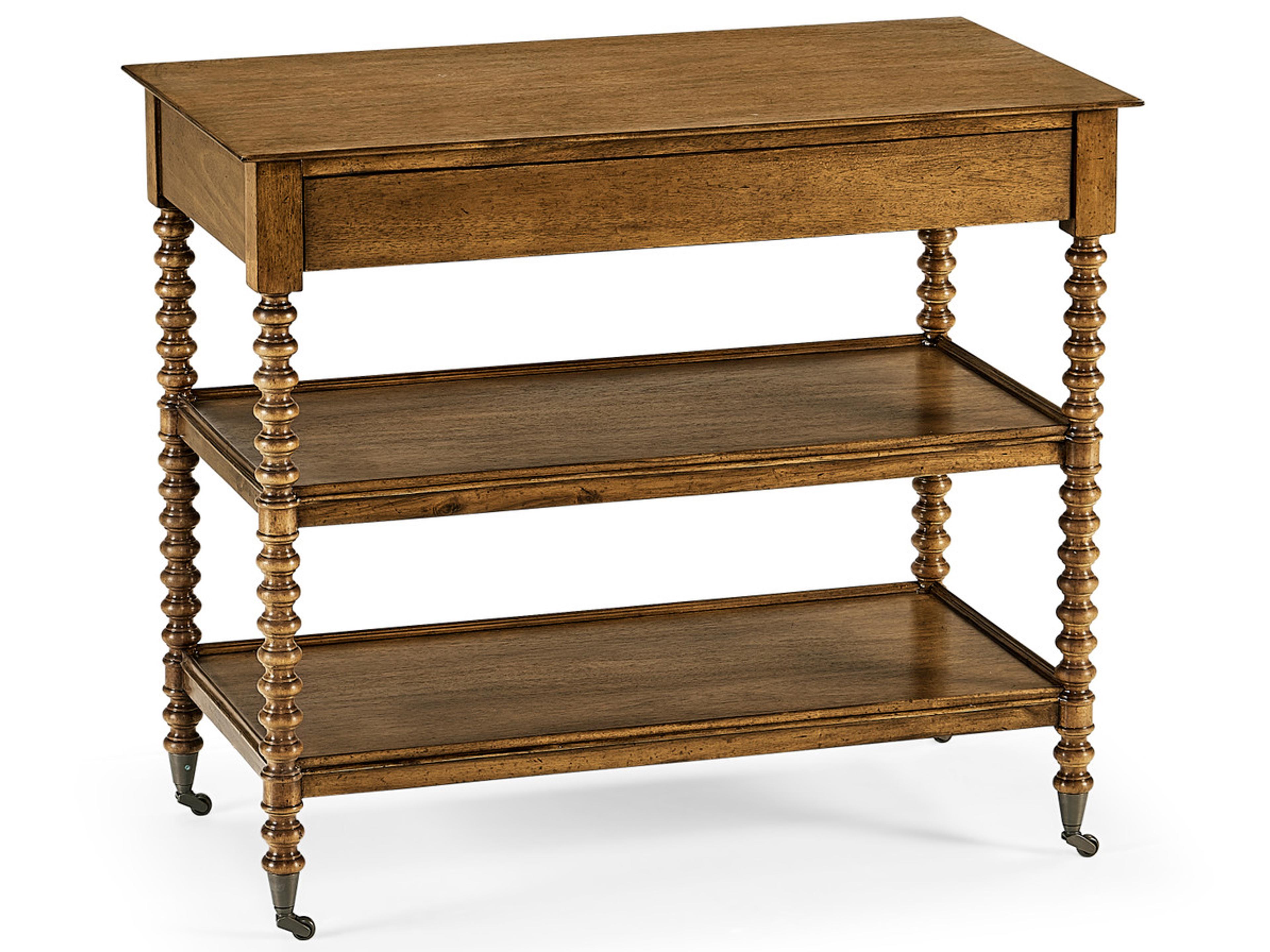 William Yeoward Rectangular Grey Fruitwood End Table