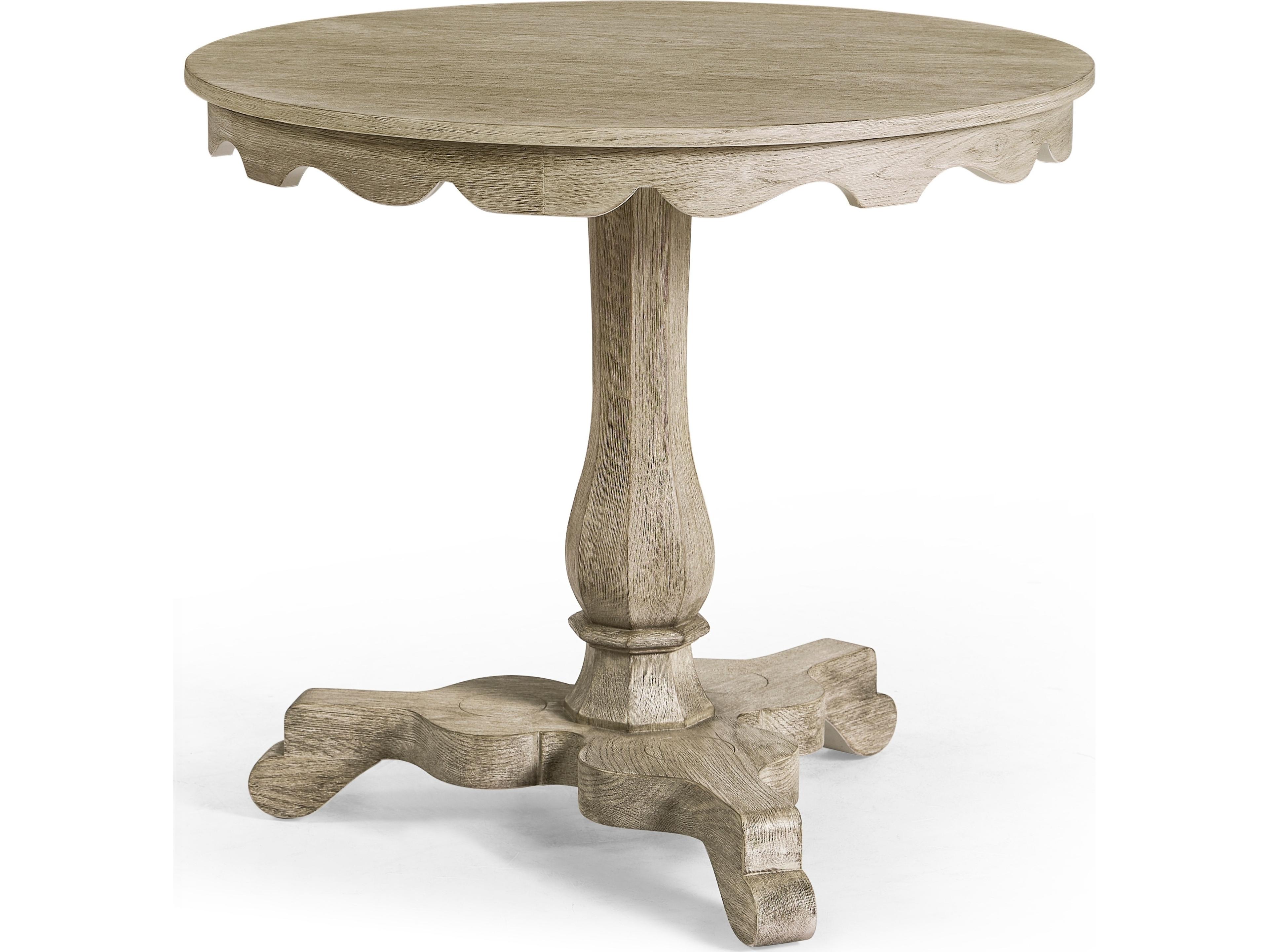 Jonathan Charles William Yeoward Round Wood Greyed Oak Dining Table
