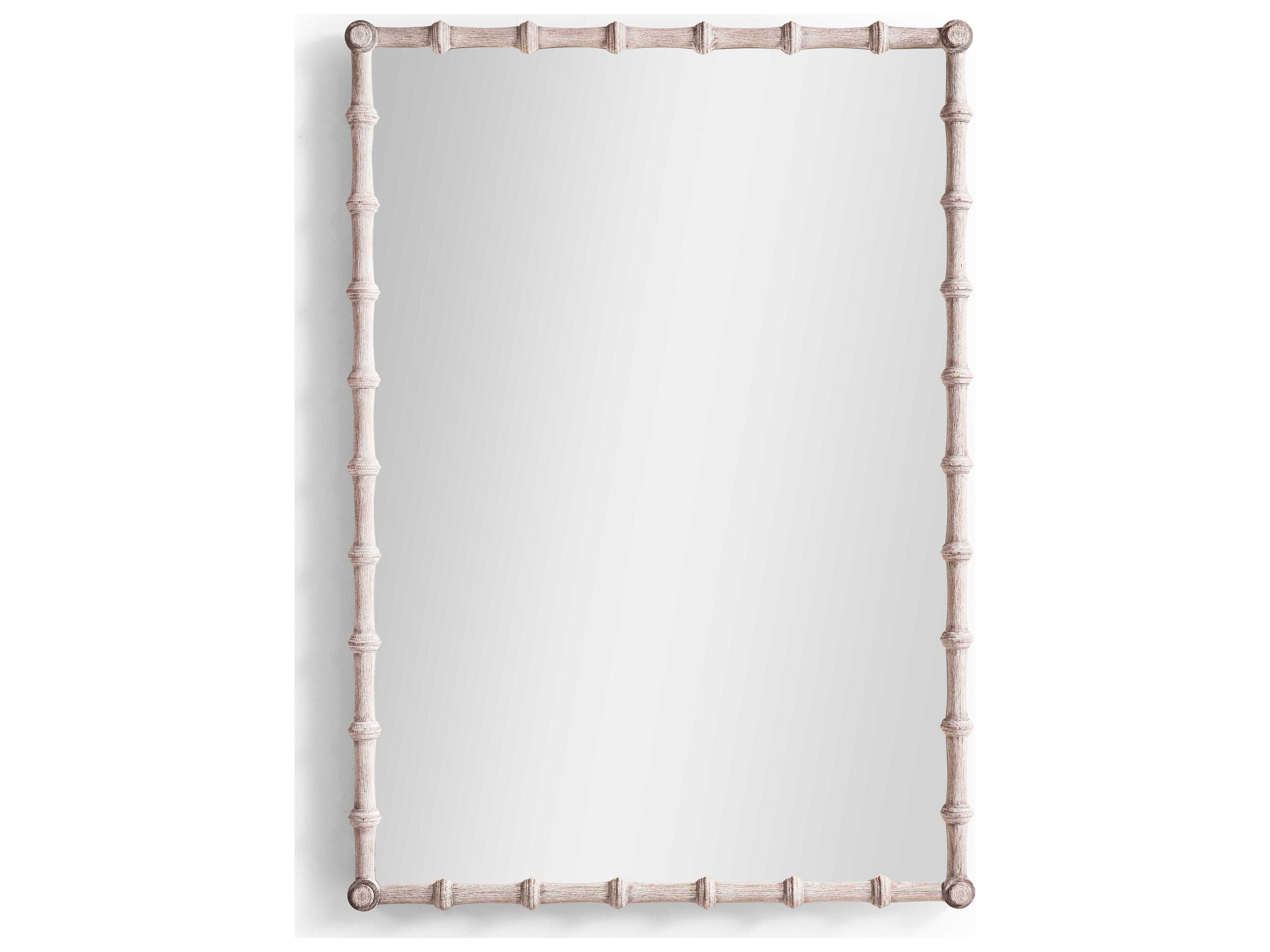 William Yeoward Bywater Washed Acacia Wall Mirror Rectangular