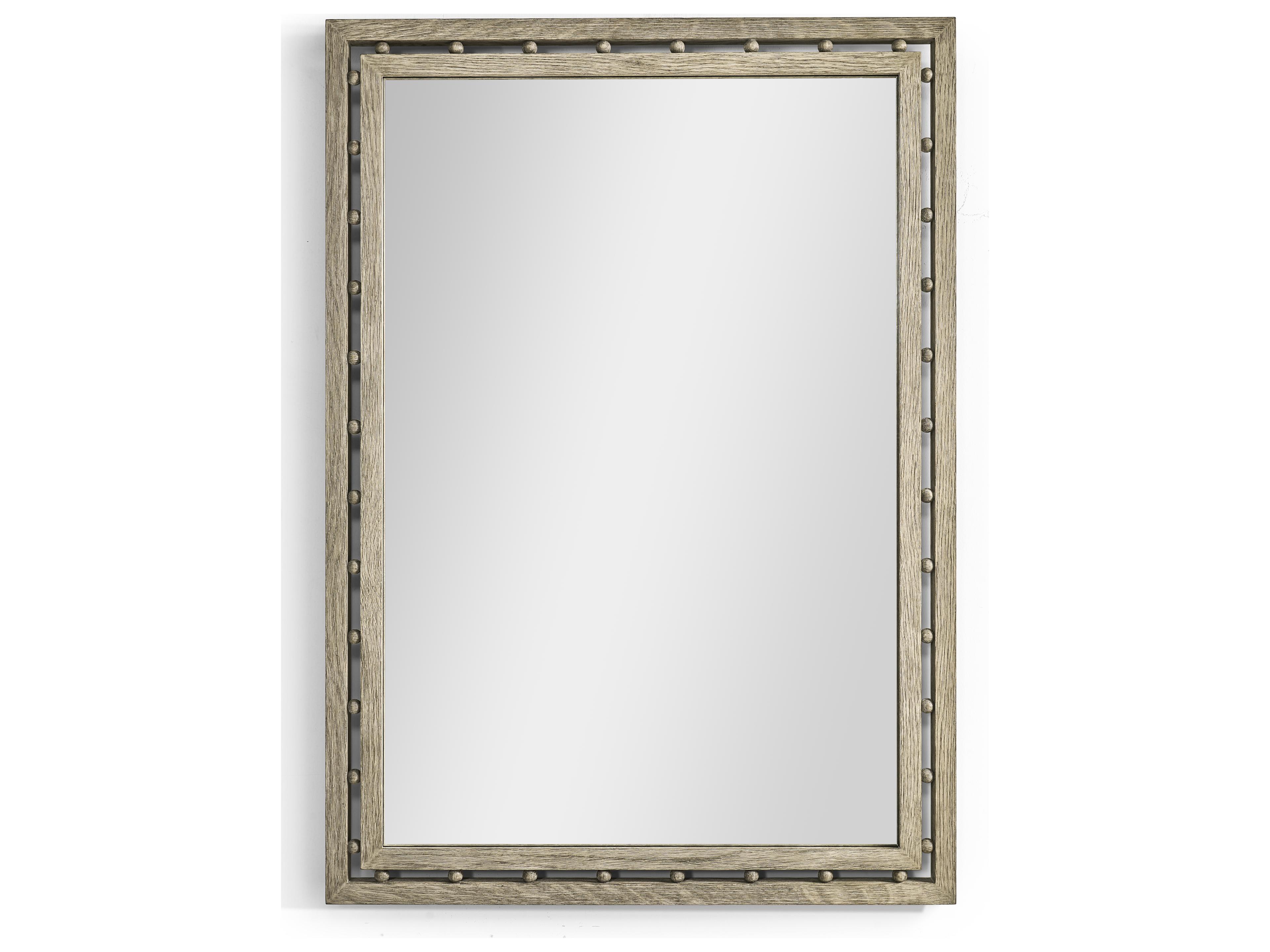 Jonathan Charles William Yeoward Greyed Oak Wall Mirror Rectangular