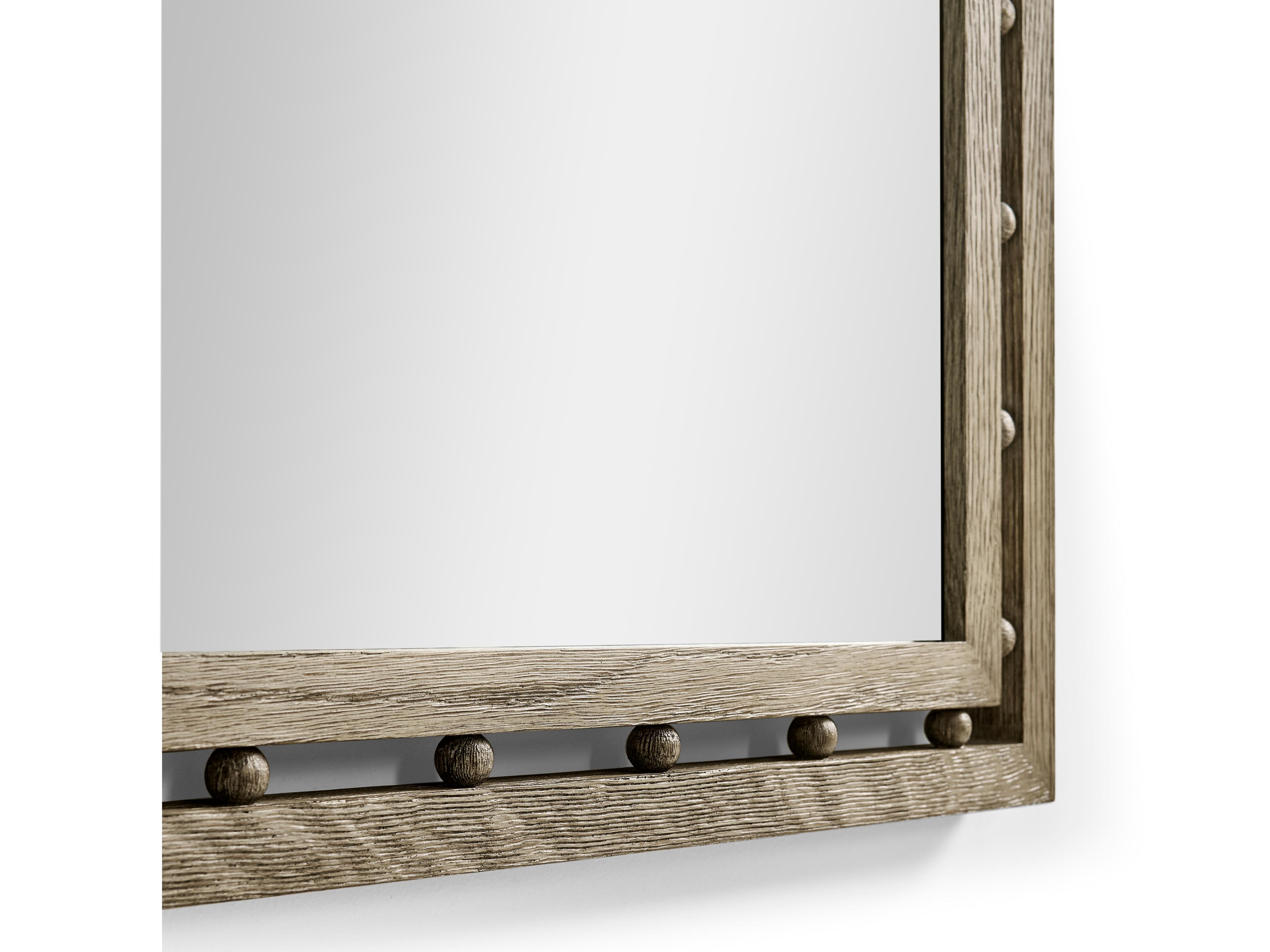 Jonathan Charles William Yeoward Greyed Oak Wall Mirror Rectangular