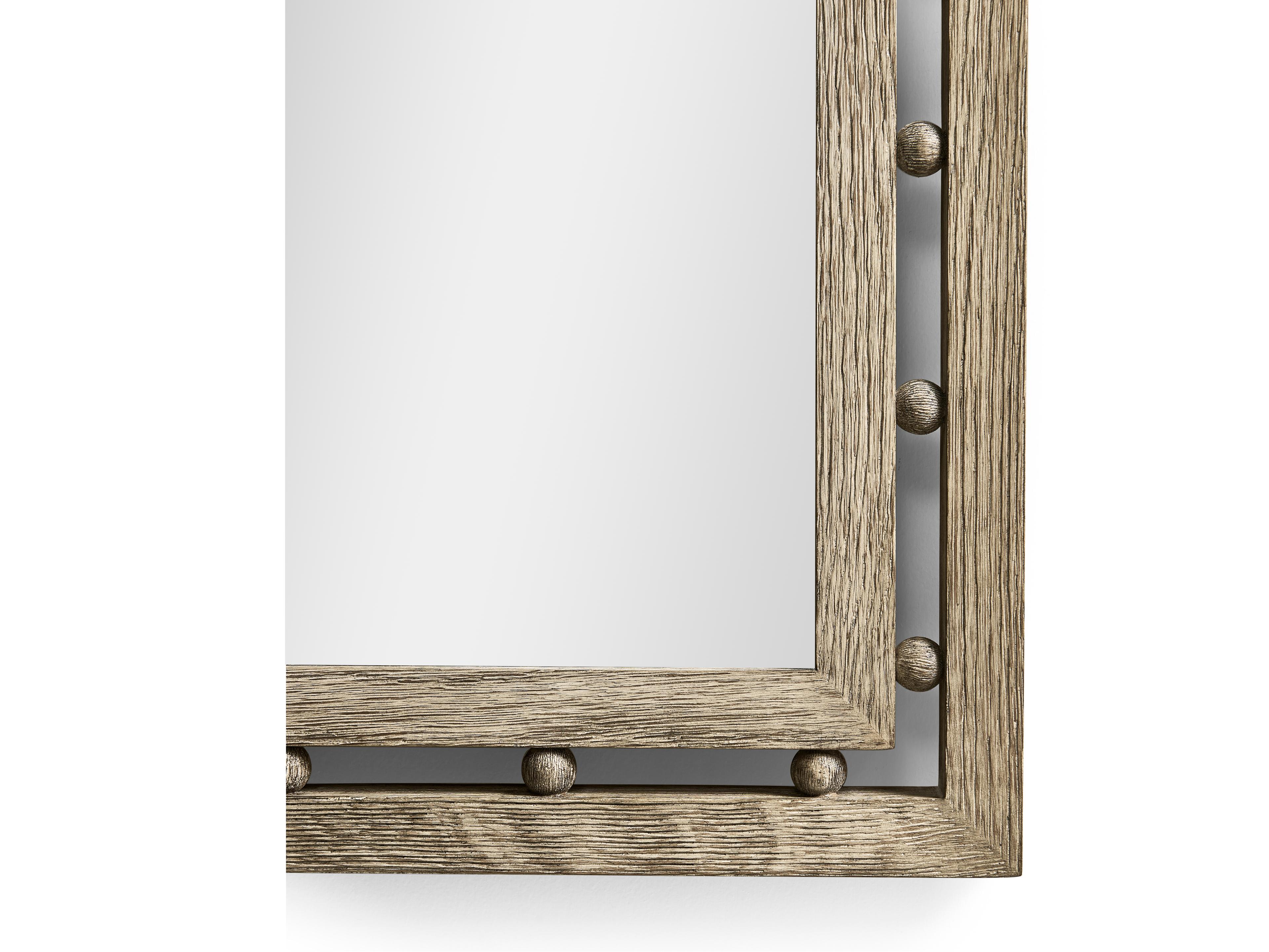 Jonathan Charles William Yeoward Greyed Oak Wall Mirror Rectangular