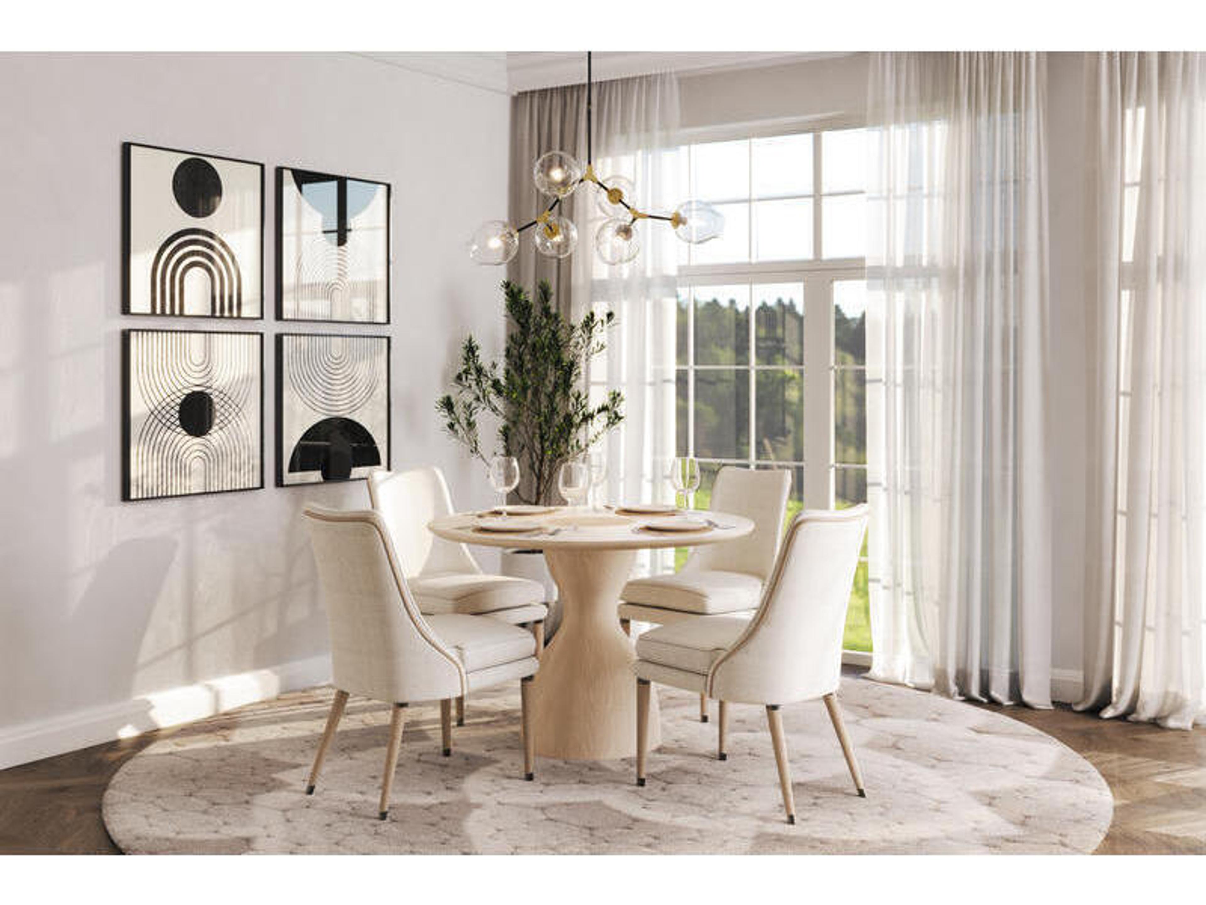 Water Oak Wood Dining Room Set