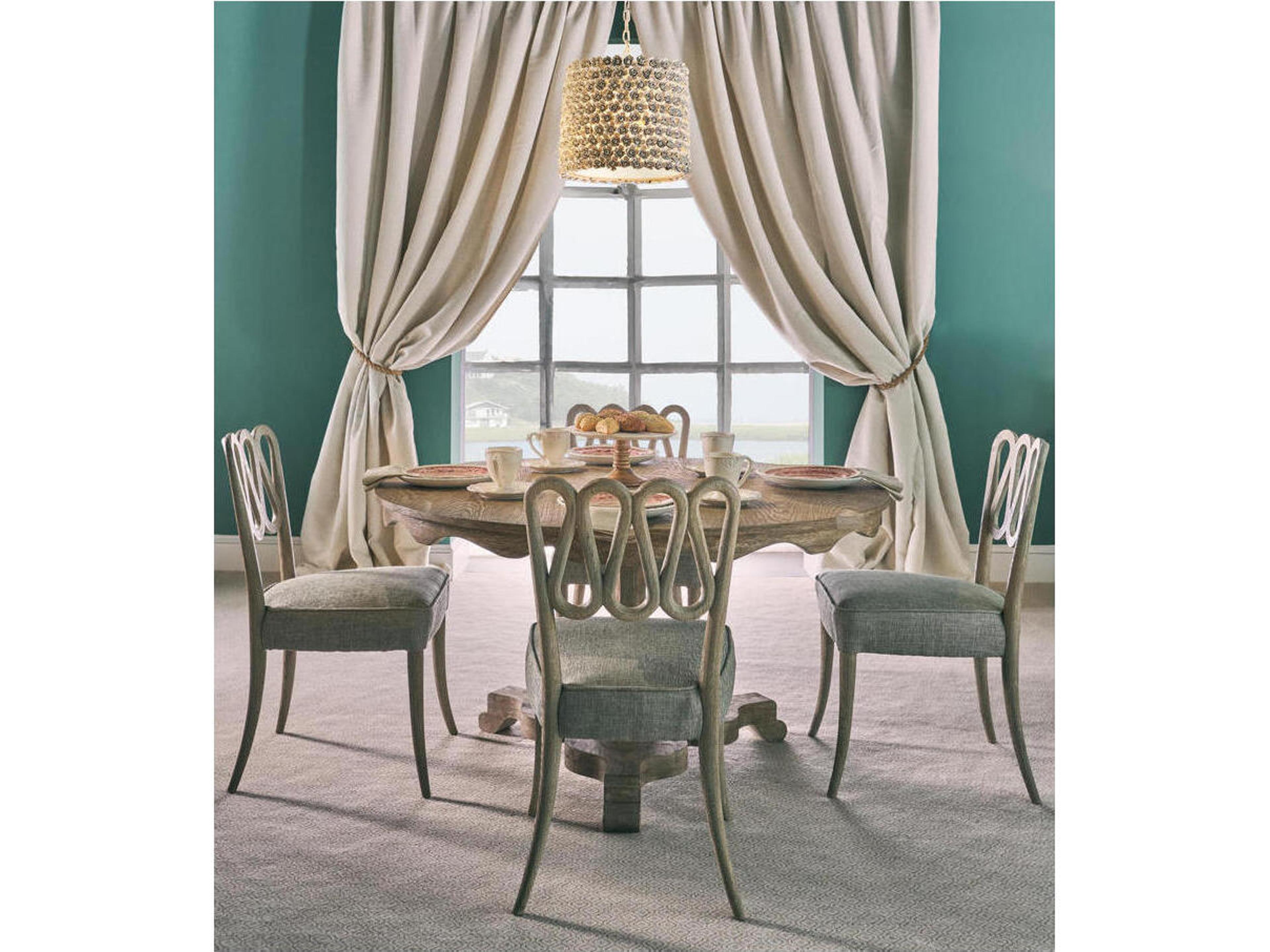 William Yeoward Oak Wood Dining Room Set