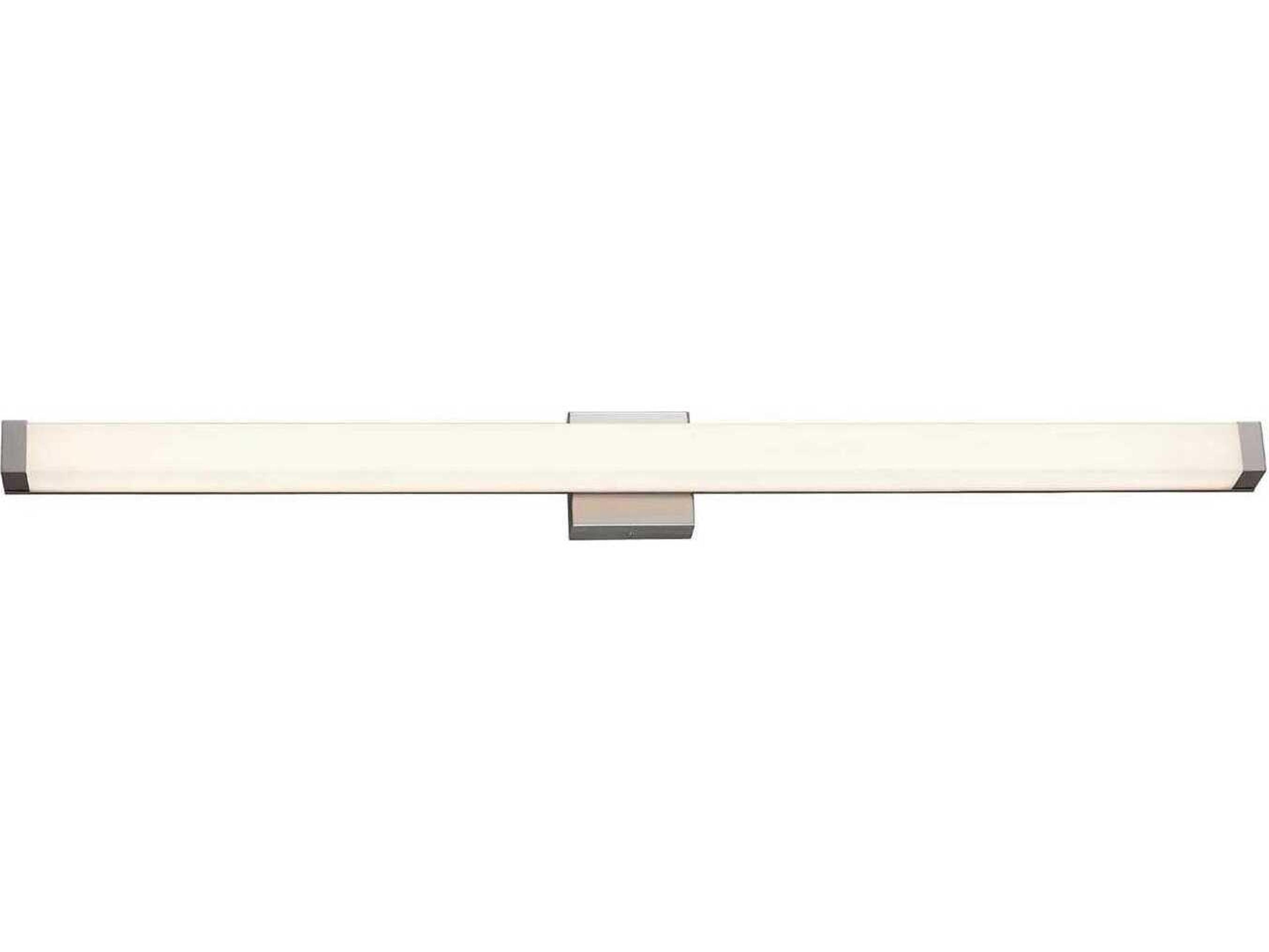 Acryluxe Brushed Nickel LED Vanity Light