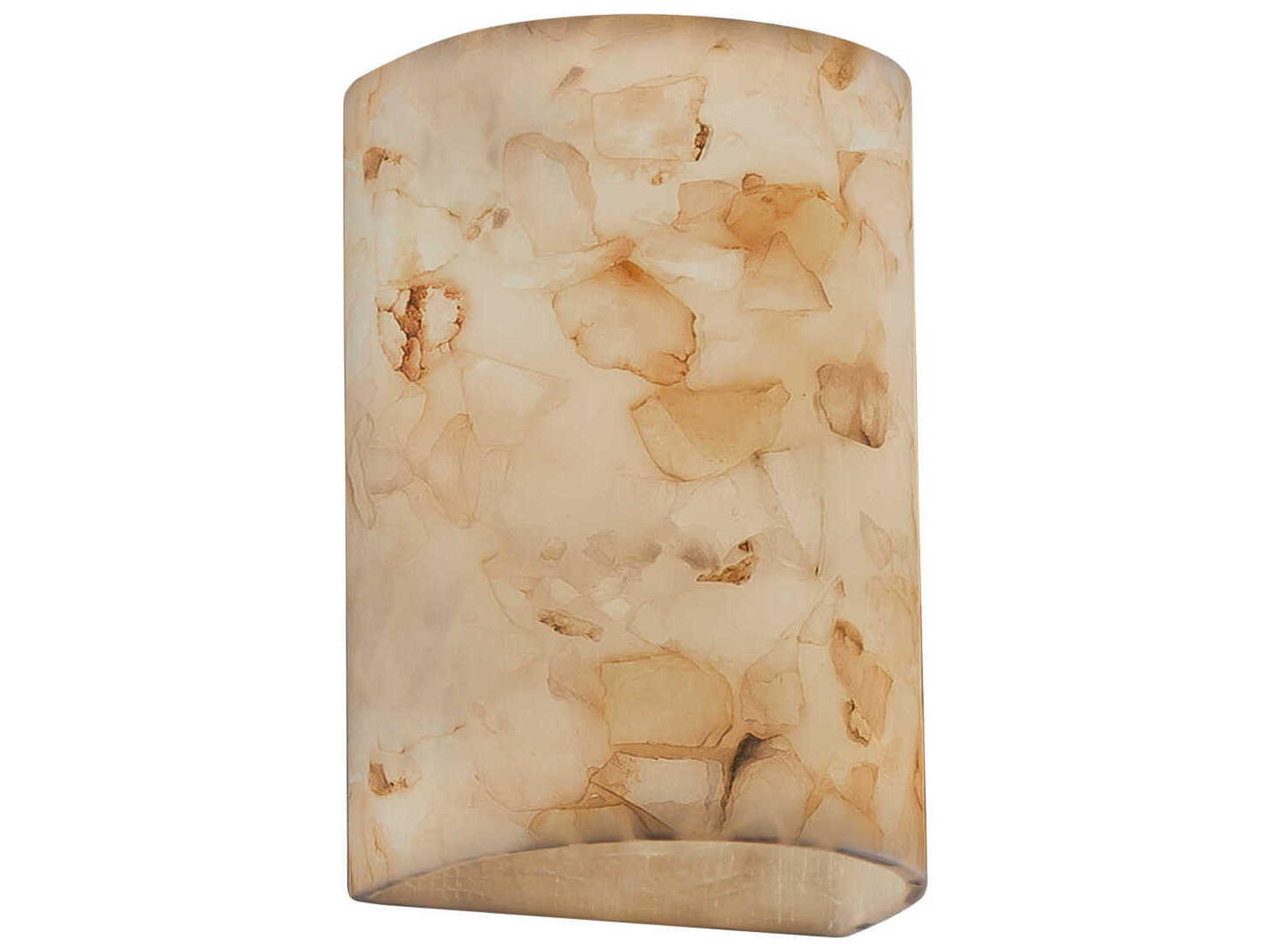 Alabaster Rocks 2-Light Bronze Wall Sconce
