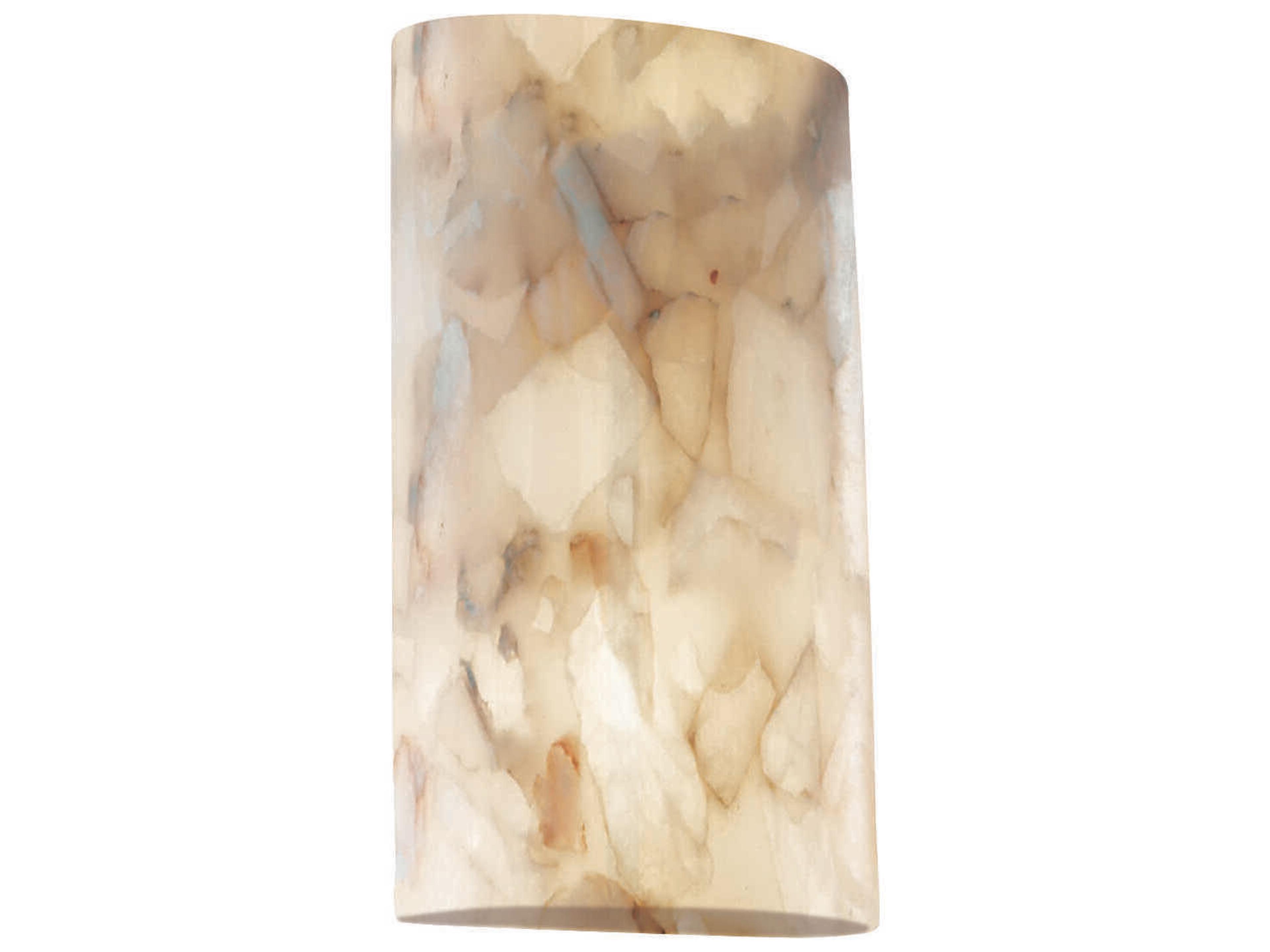 Alabaster Rocks 2-Light Bronze Wall Sconce