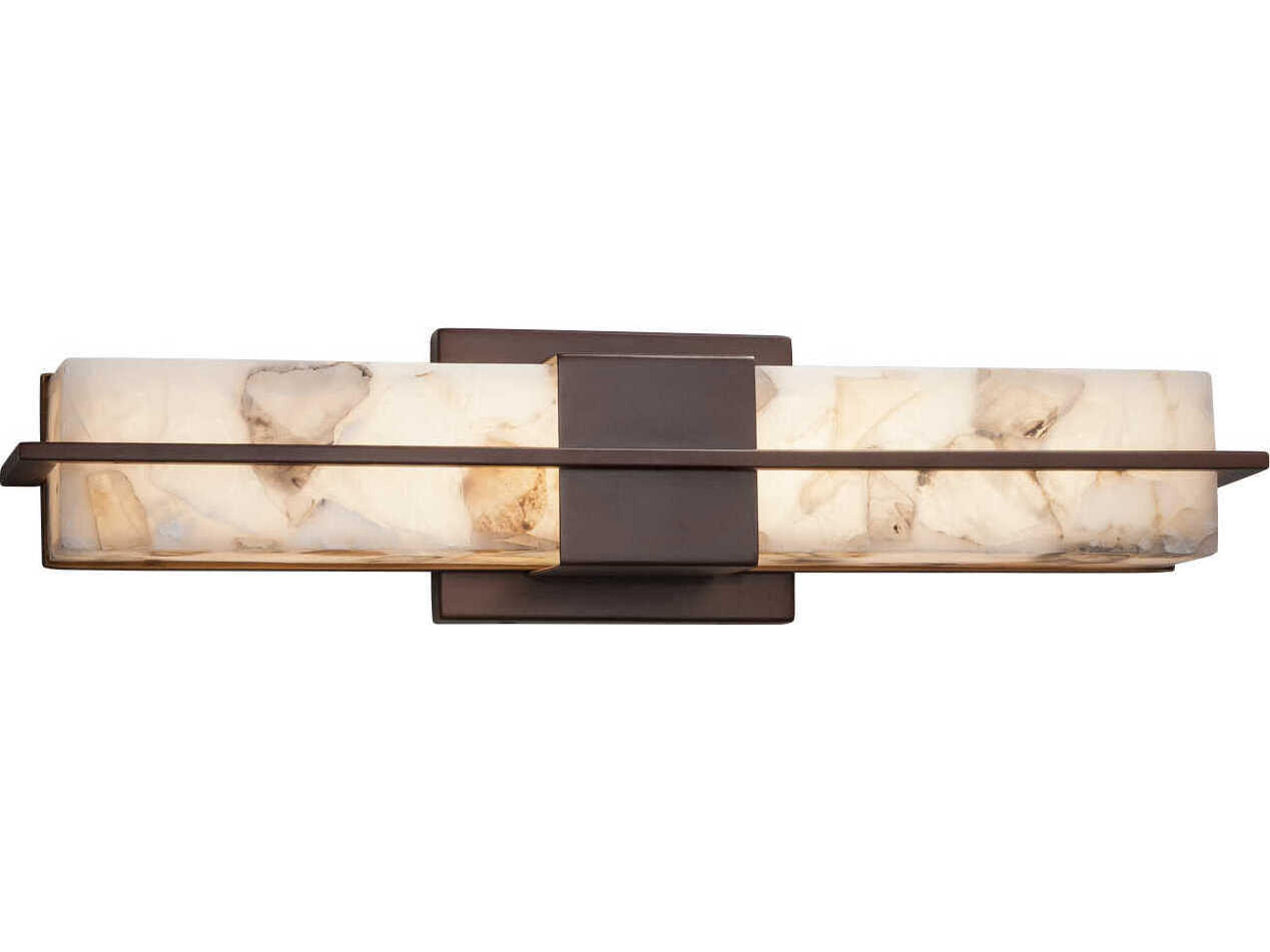 Justice Design Group Alabaster Rocks LED Wall Sconce