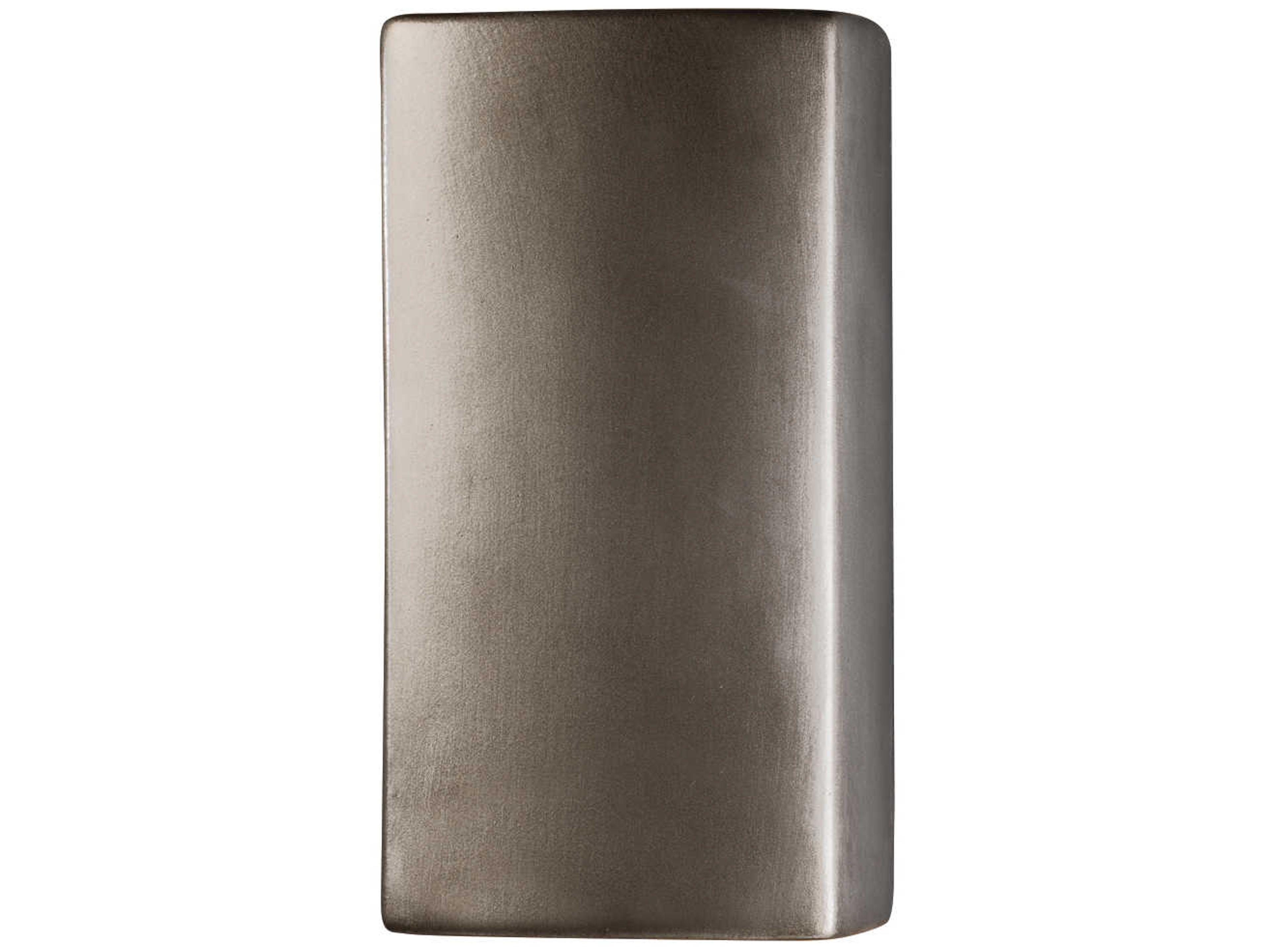 Justice Design Group Ambiance 1-Light White Wall Sconce