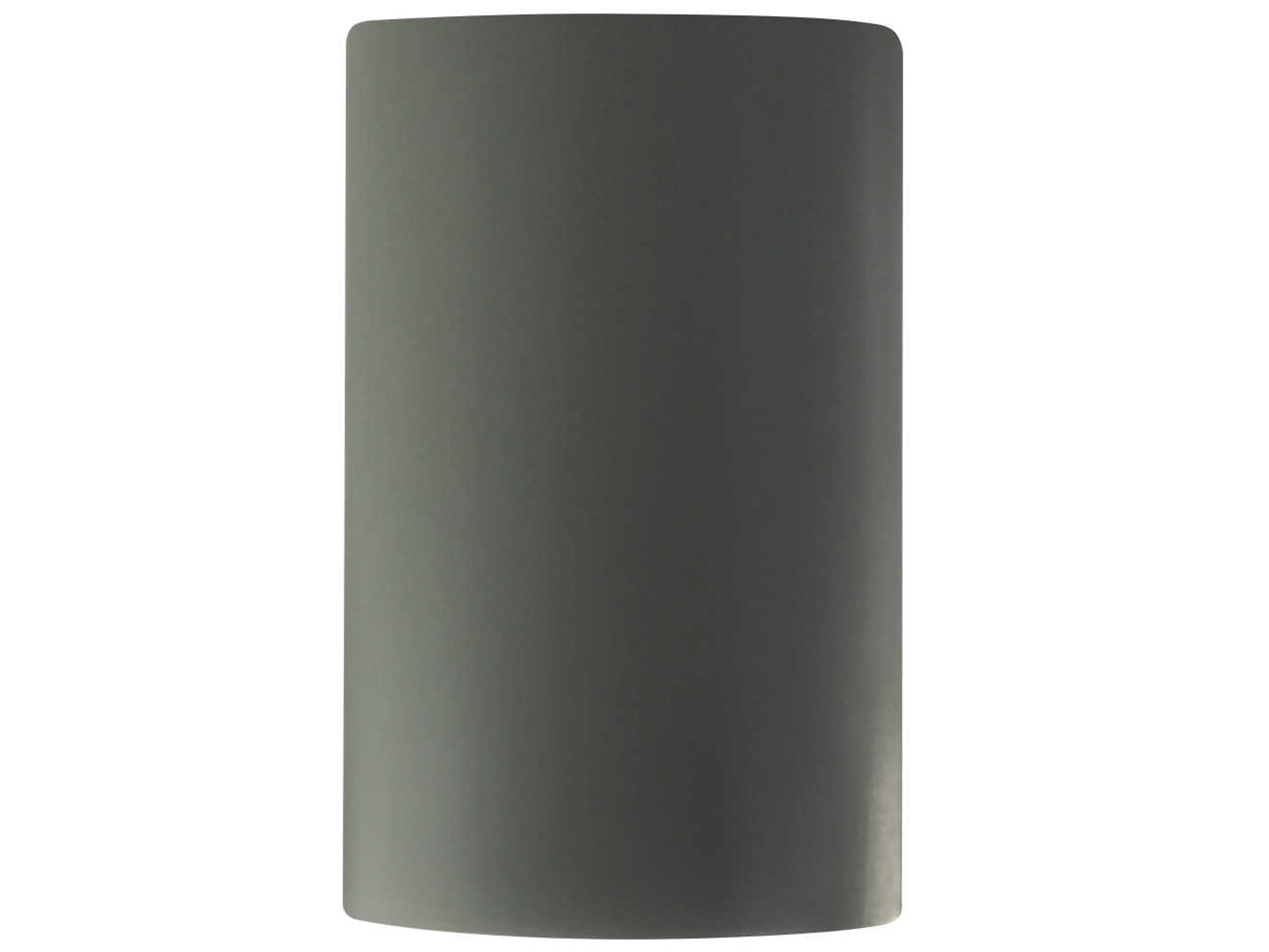 Justice Design Group Ambiance 1-Light White Wall Sconce