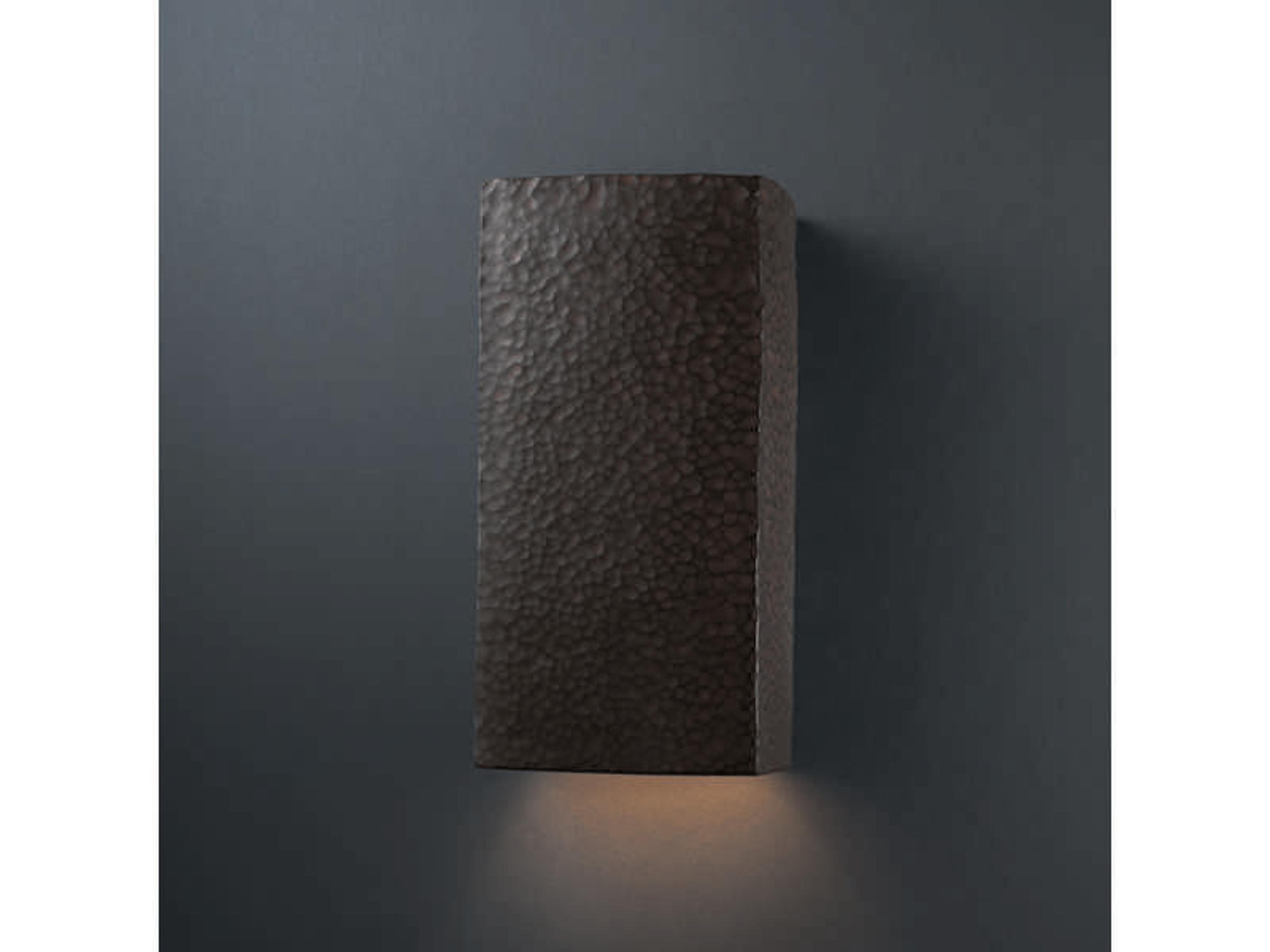 Justice Design Group Ambiance 1-Light Bronze Wall Sconce