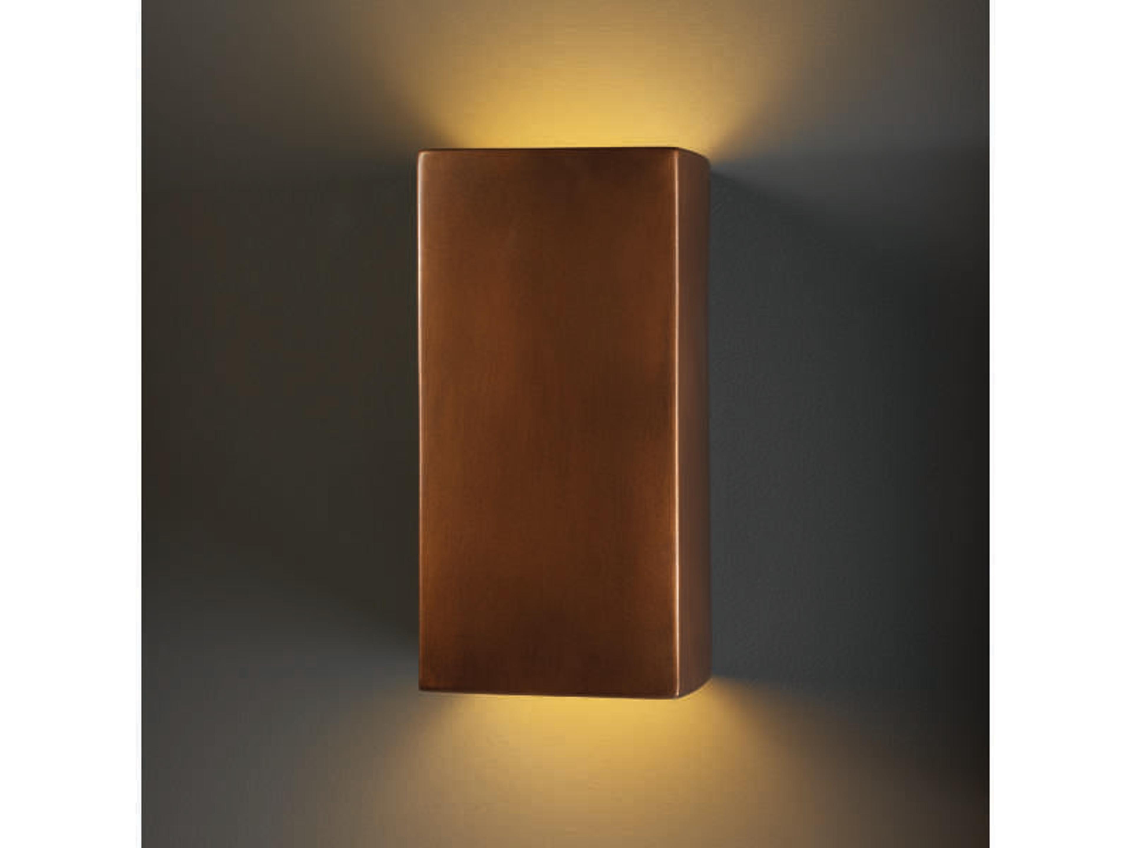 Justice Design Group Ambiance Outdoor Wall Light (Open Top & Bottom)