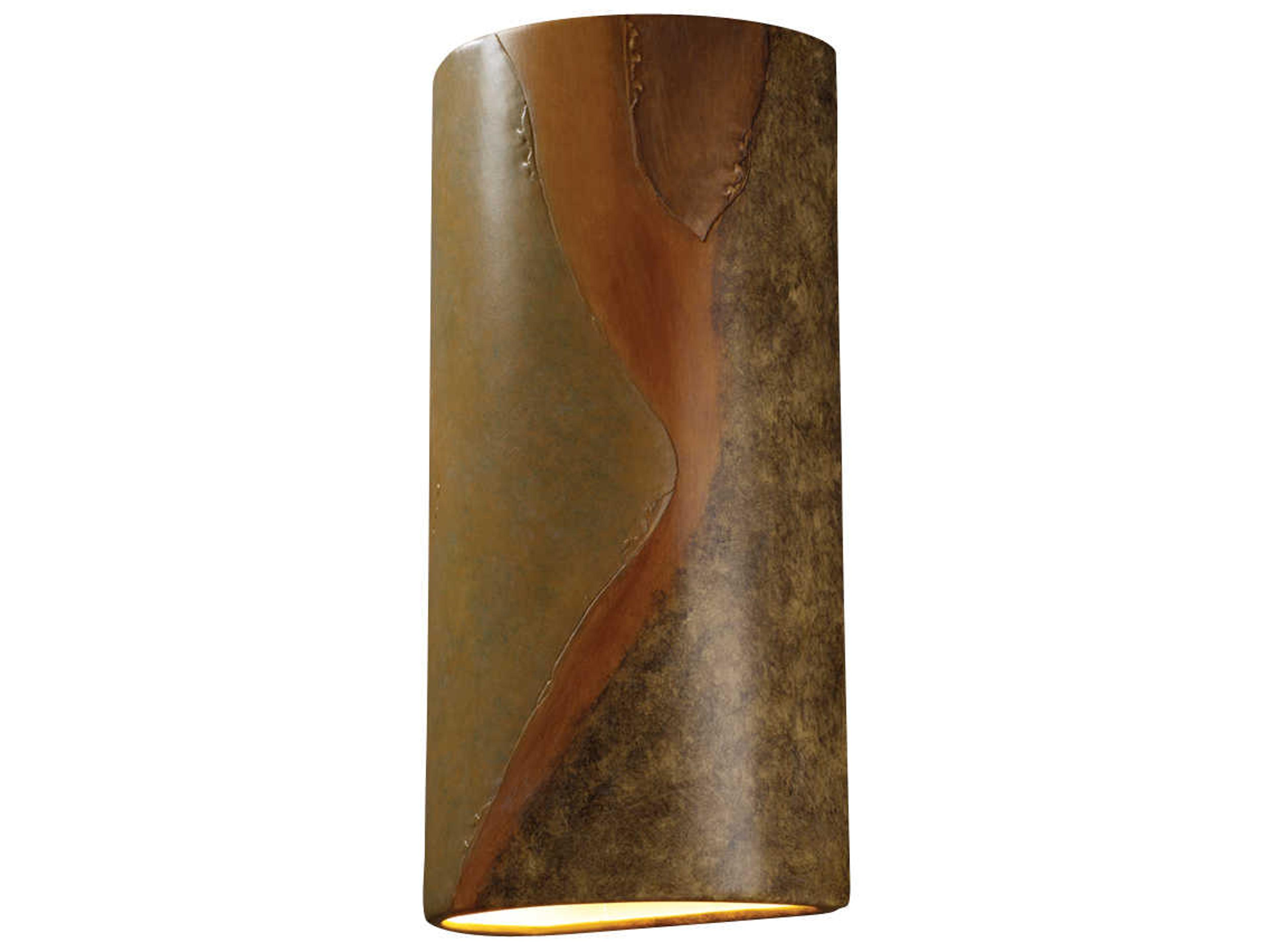 Justice Design Group Ambiance 1-Light White Wall Sconce